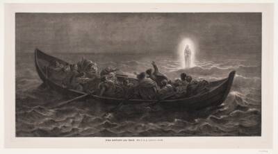Jesus vandrer på havet