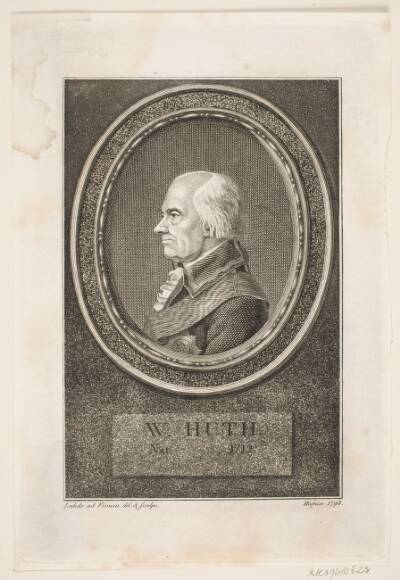 Portræt af W. Huth