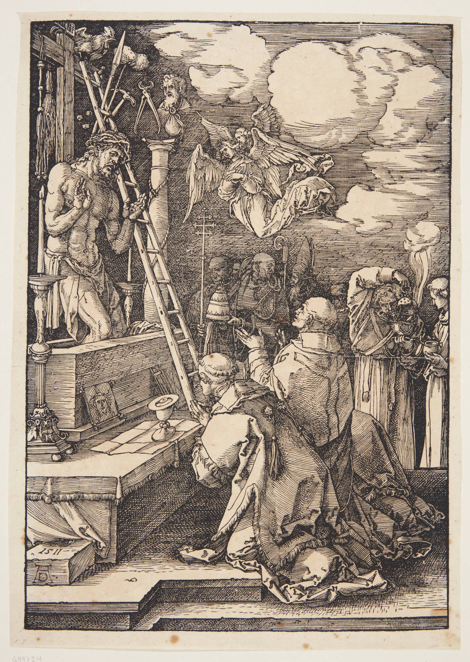 Den hellige Gregor's messe, Albrecht Dürer, 1511