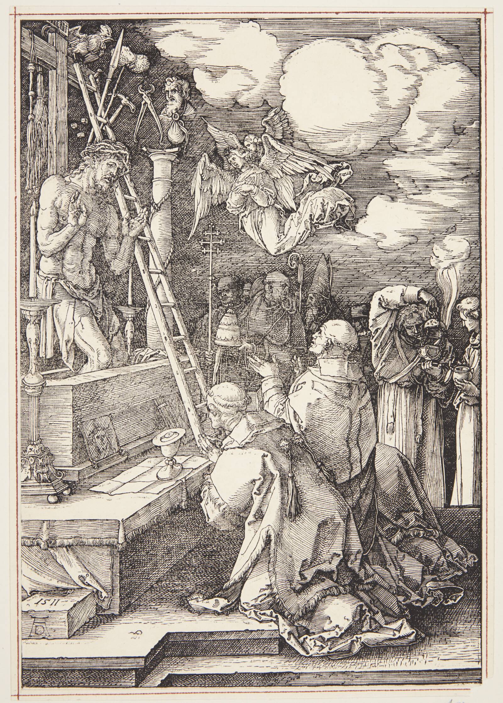 Den hellige Gregor's messe, Albrecht Dürer, 1511