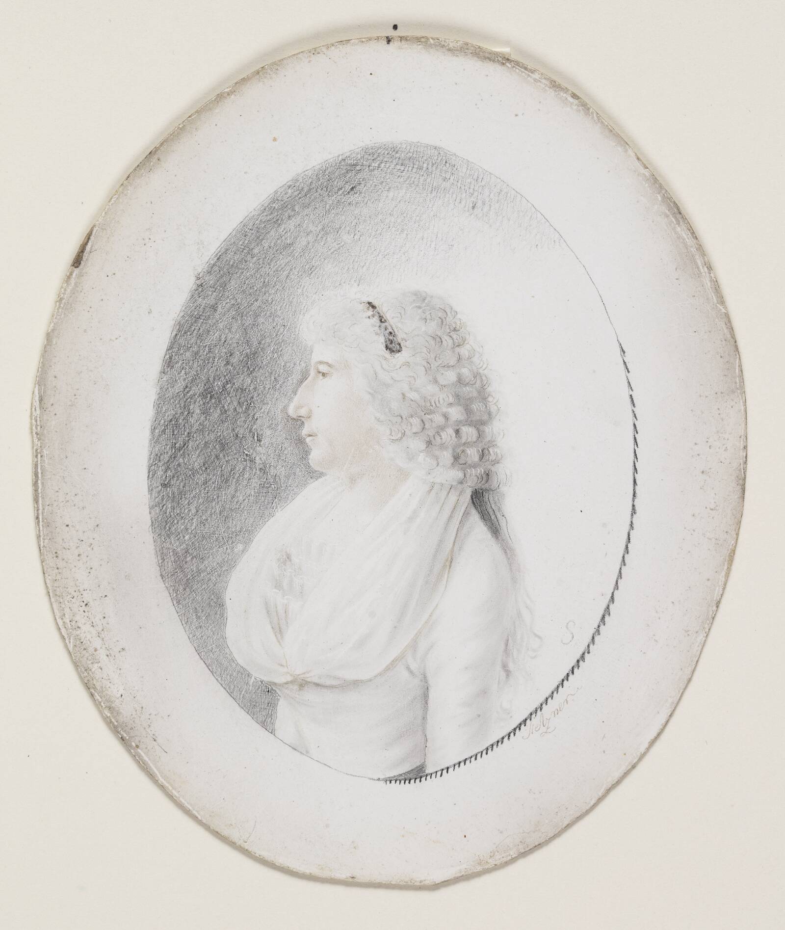 Ubekendt dame, Carl Stel(t)zner, 1798-1802