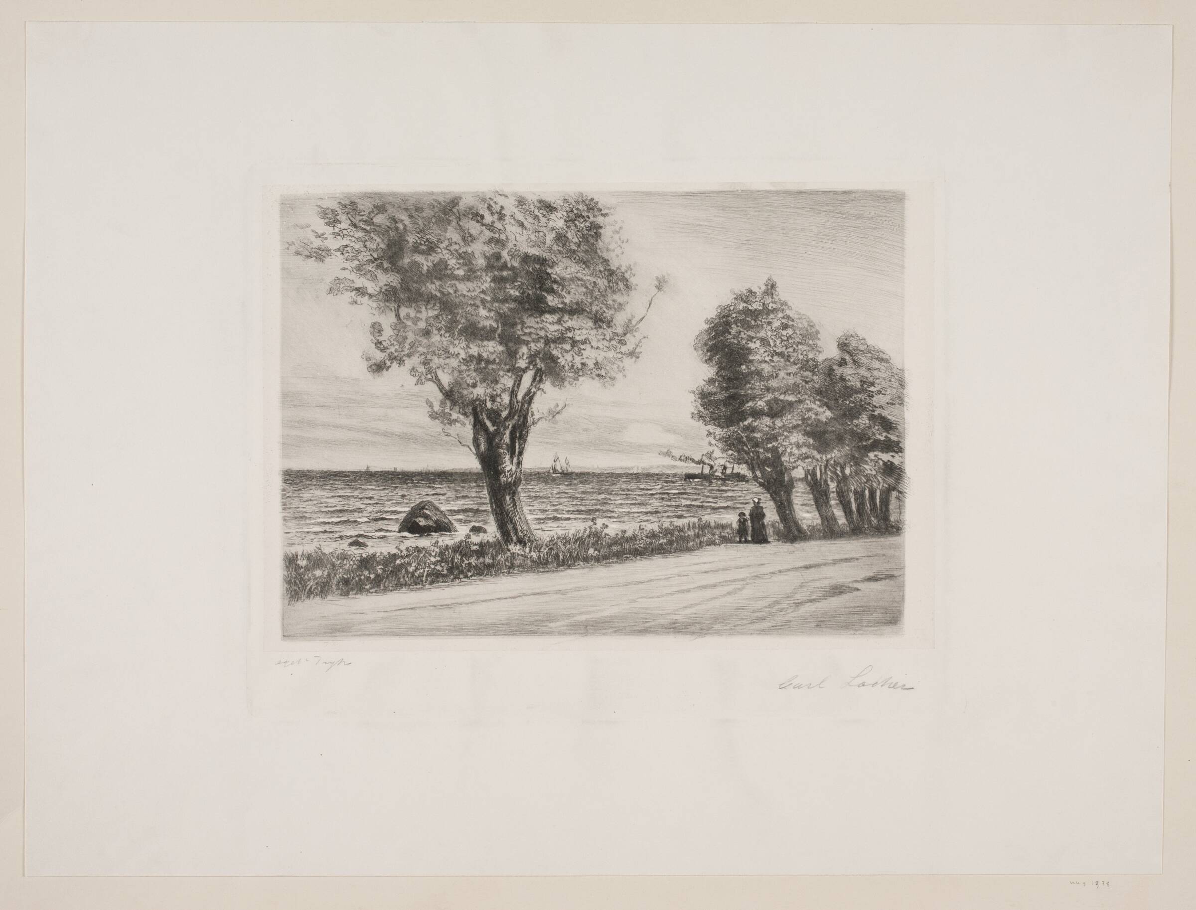 Fra Snekkersten, Carl Locher, 1892