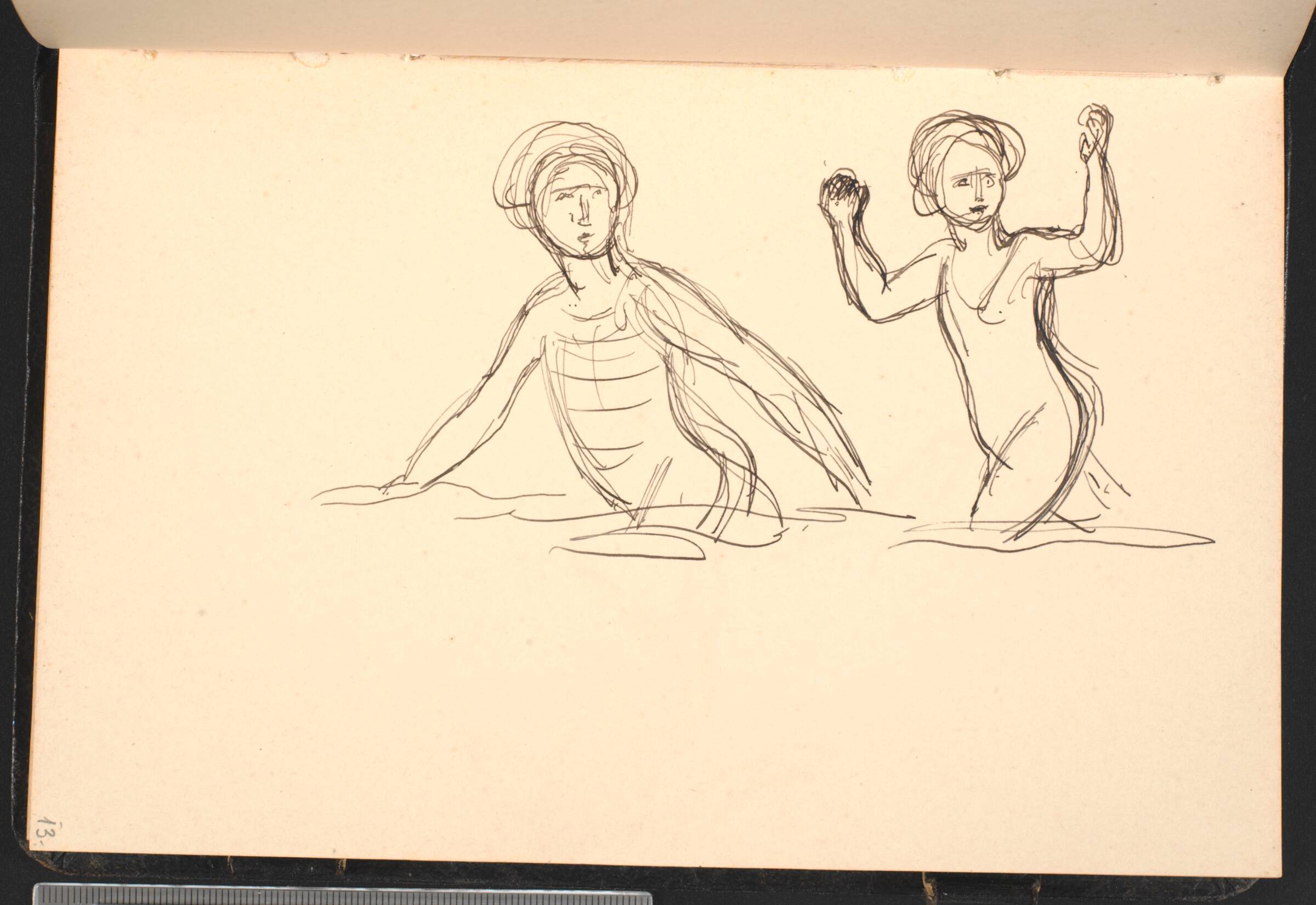 To badende piger, J.F. Willumsen, 1907-1910