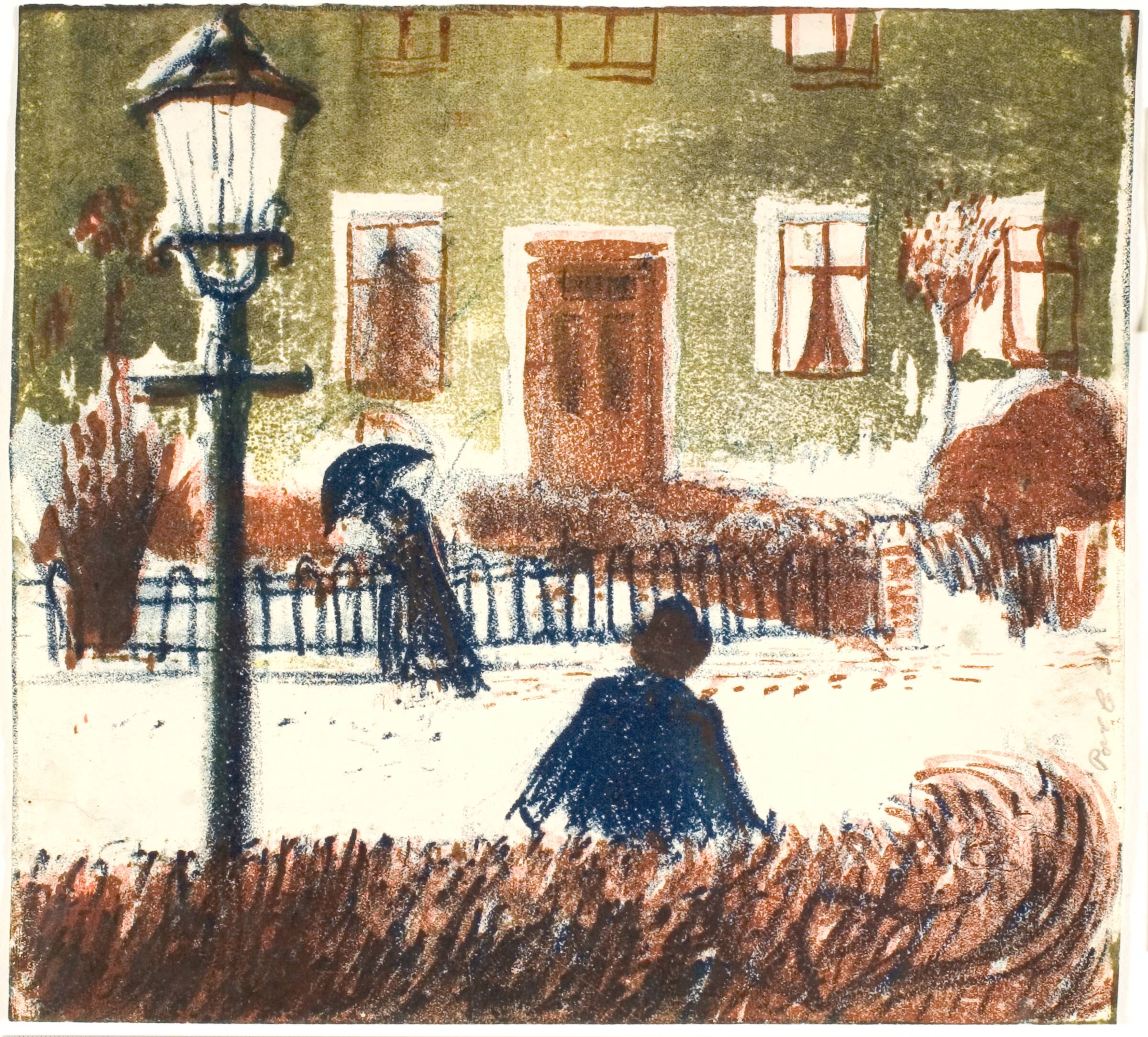 Gadebillede, Kochsvej, Povl Christensen, 1931