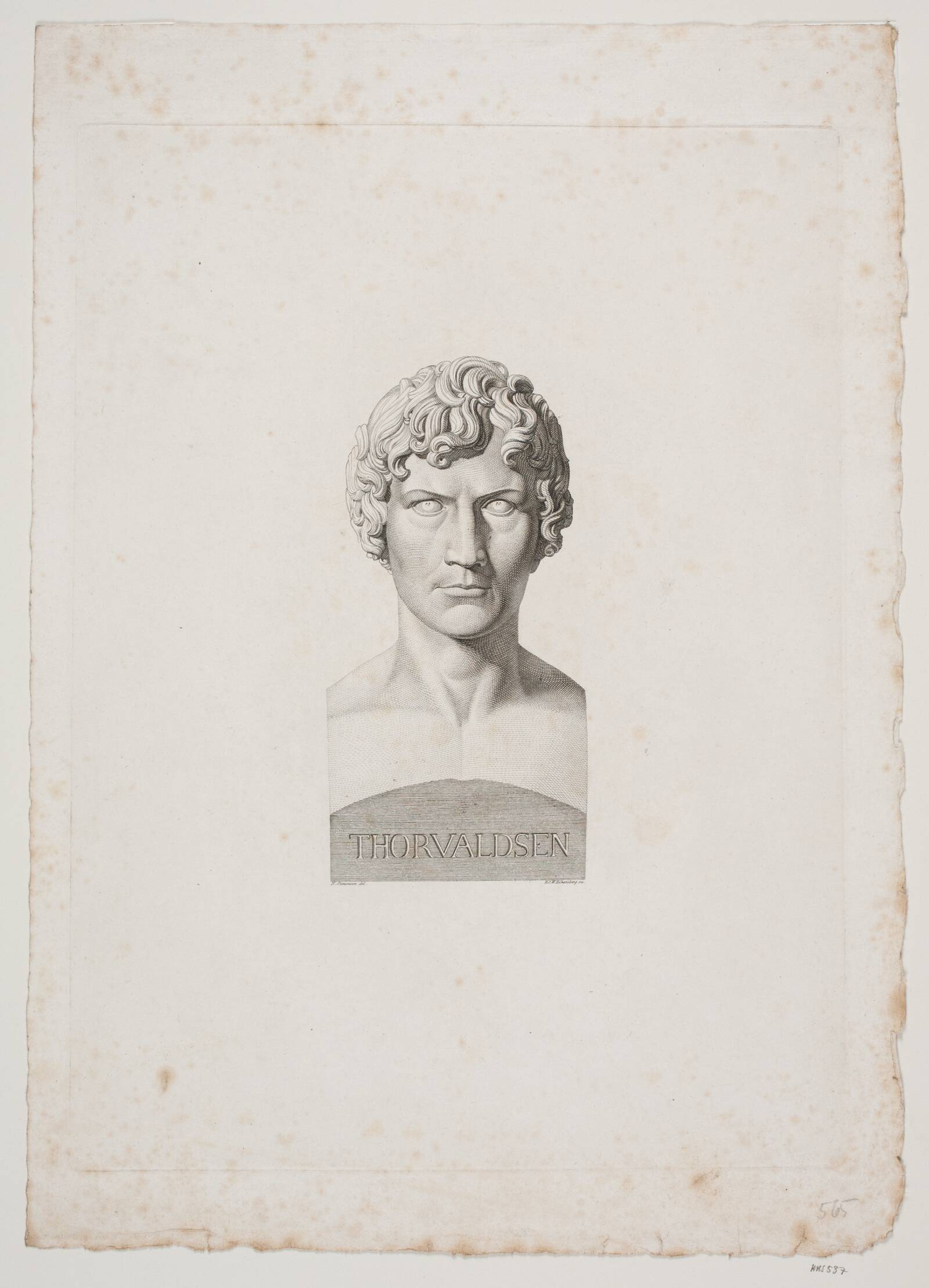 Thorvaldsen, Erling Eckersberg, 1830-1839