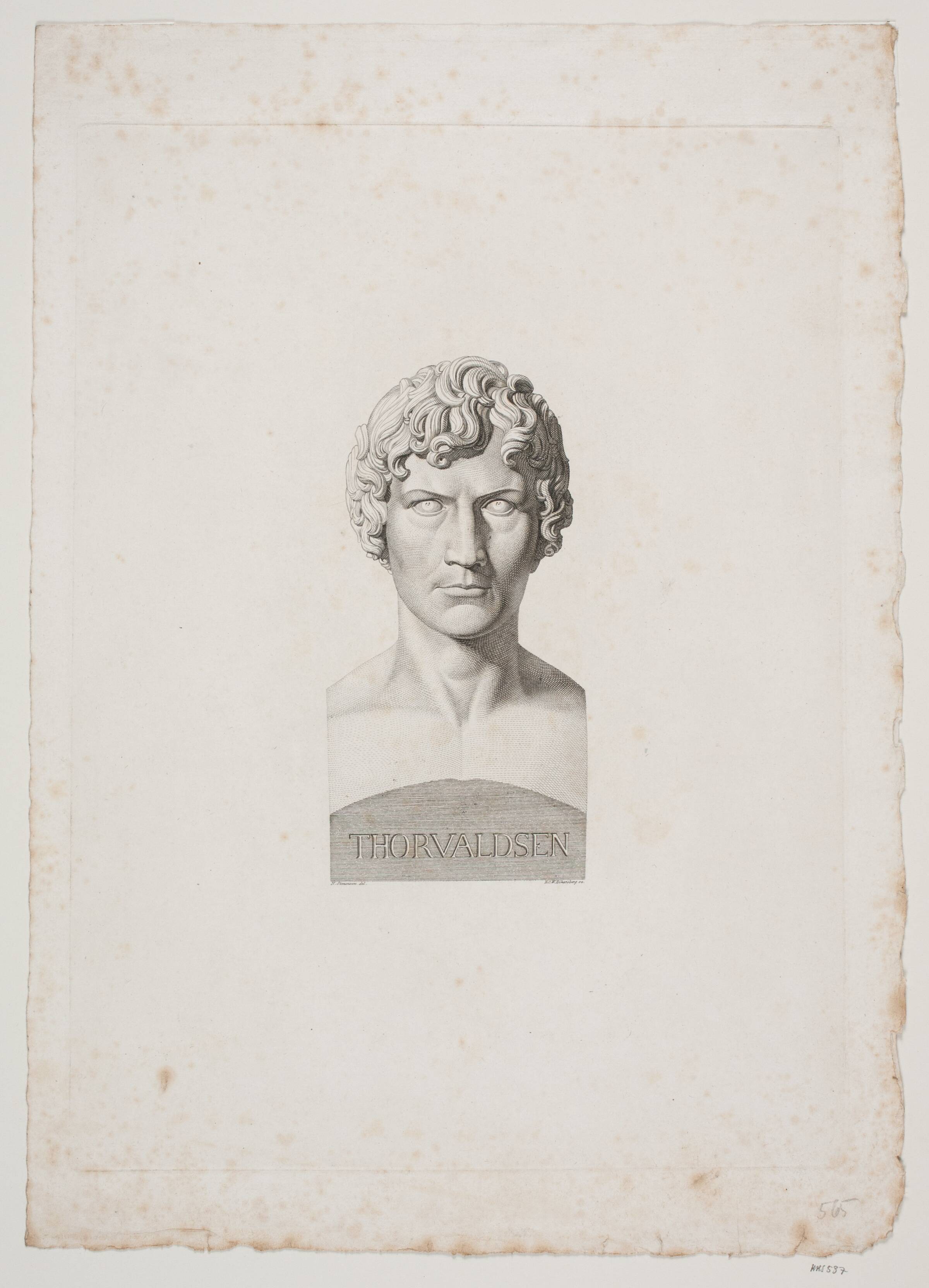 Thorvaldsen, Erling Eckersberg, 1830-1839