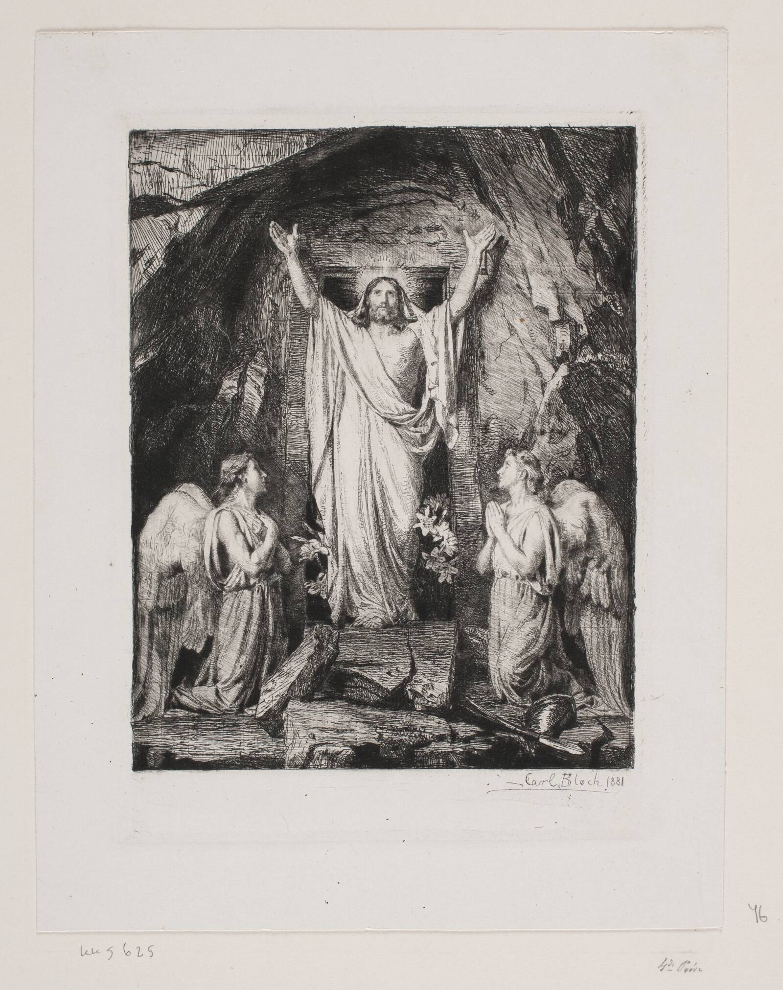 Kristi Opstandelse, Carl Bloch, 1881
