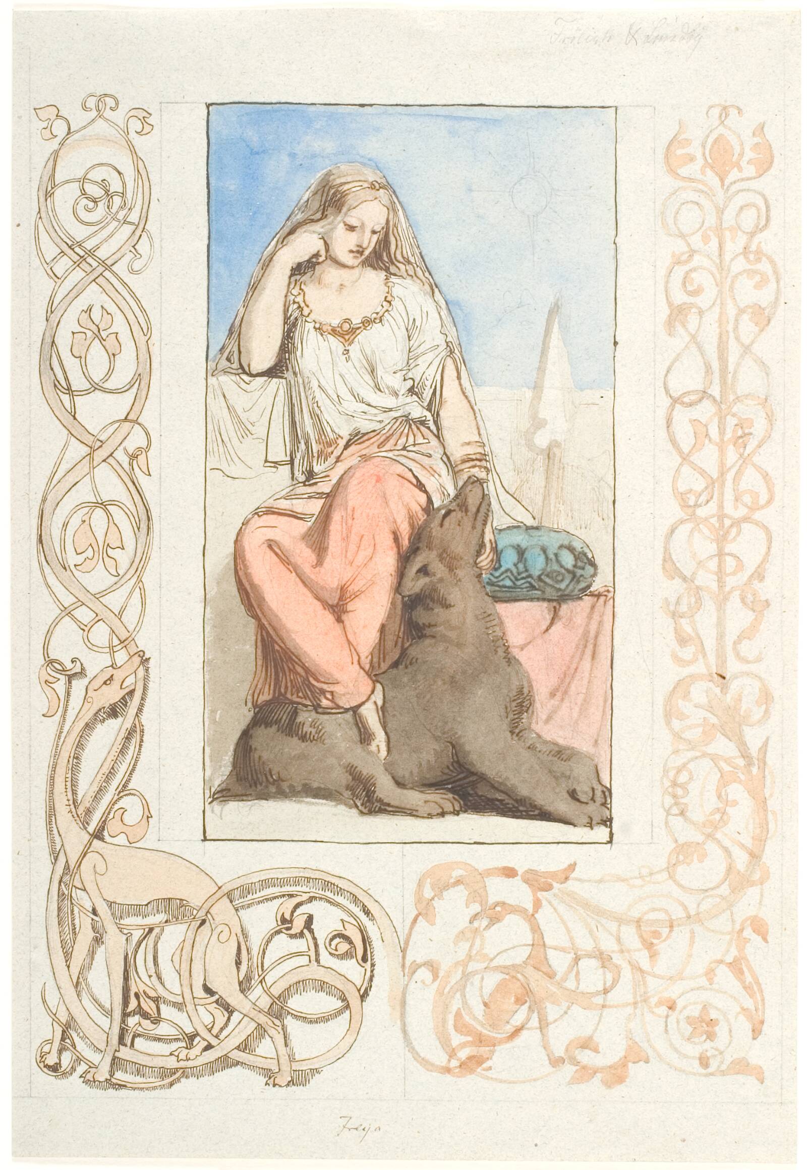 Freia, Lorenz Frølich, 1844