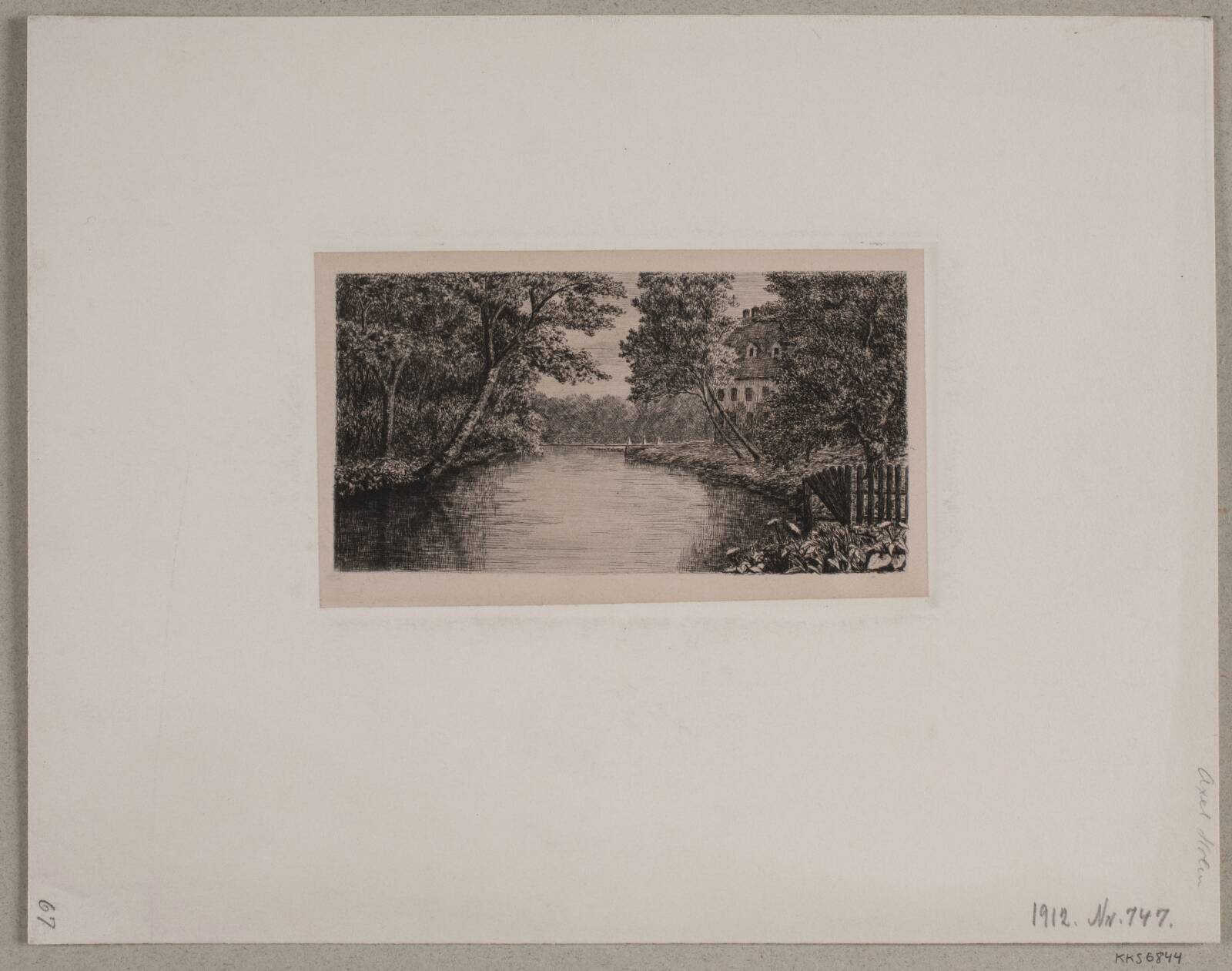 Gammel Køgegaard, Axel Holm, 1861-1935