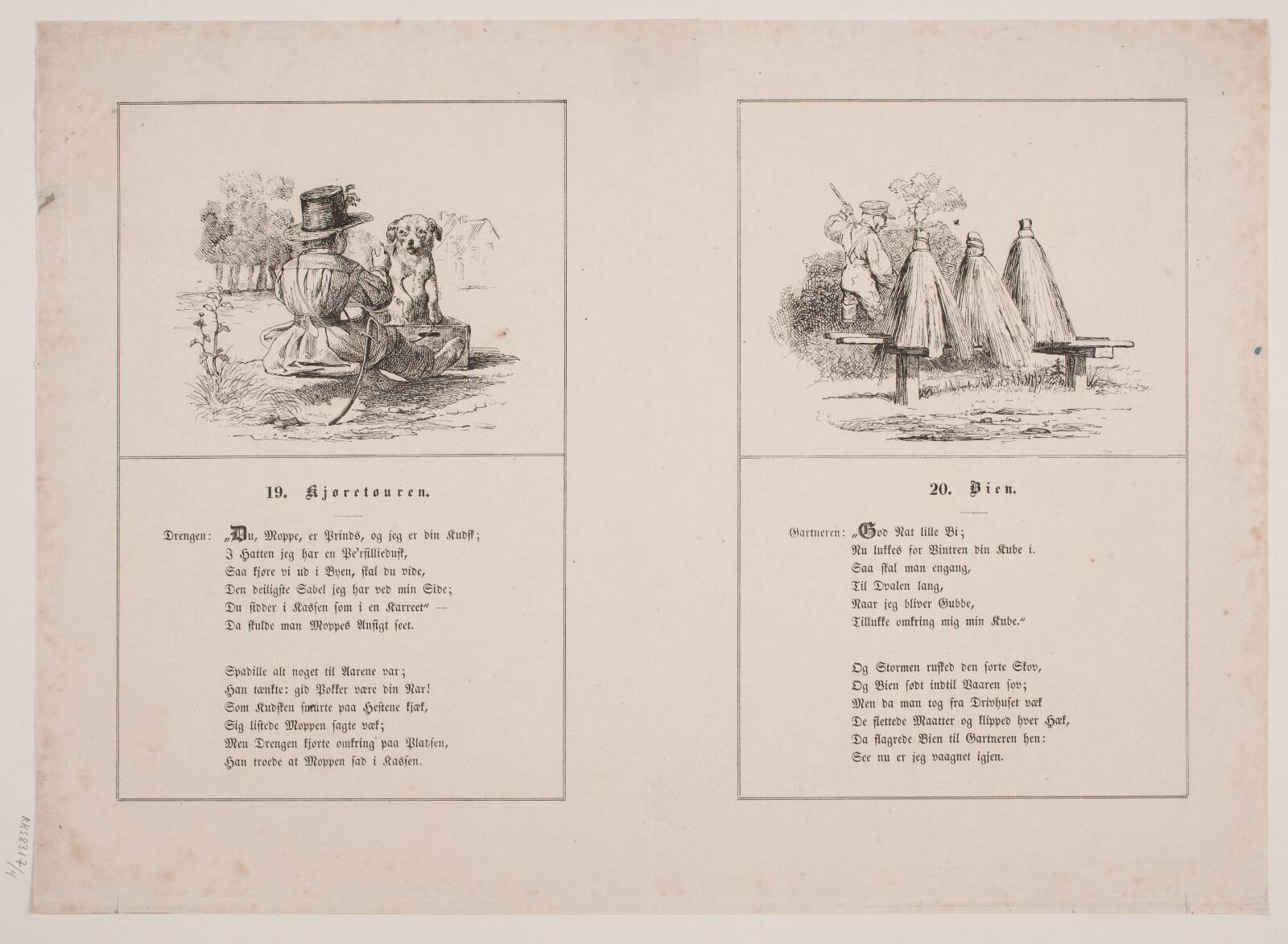 Køreturen; Bien, Adolph Kittendorff, 1845