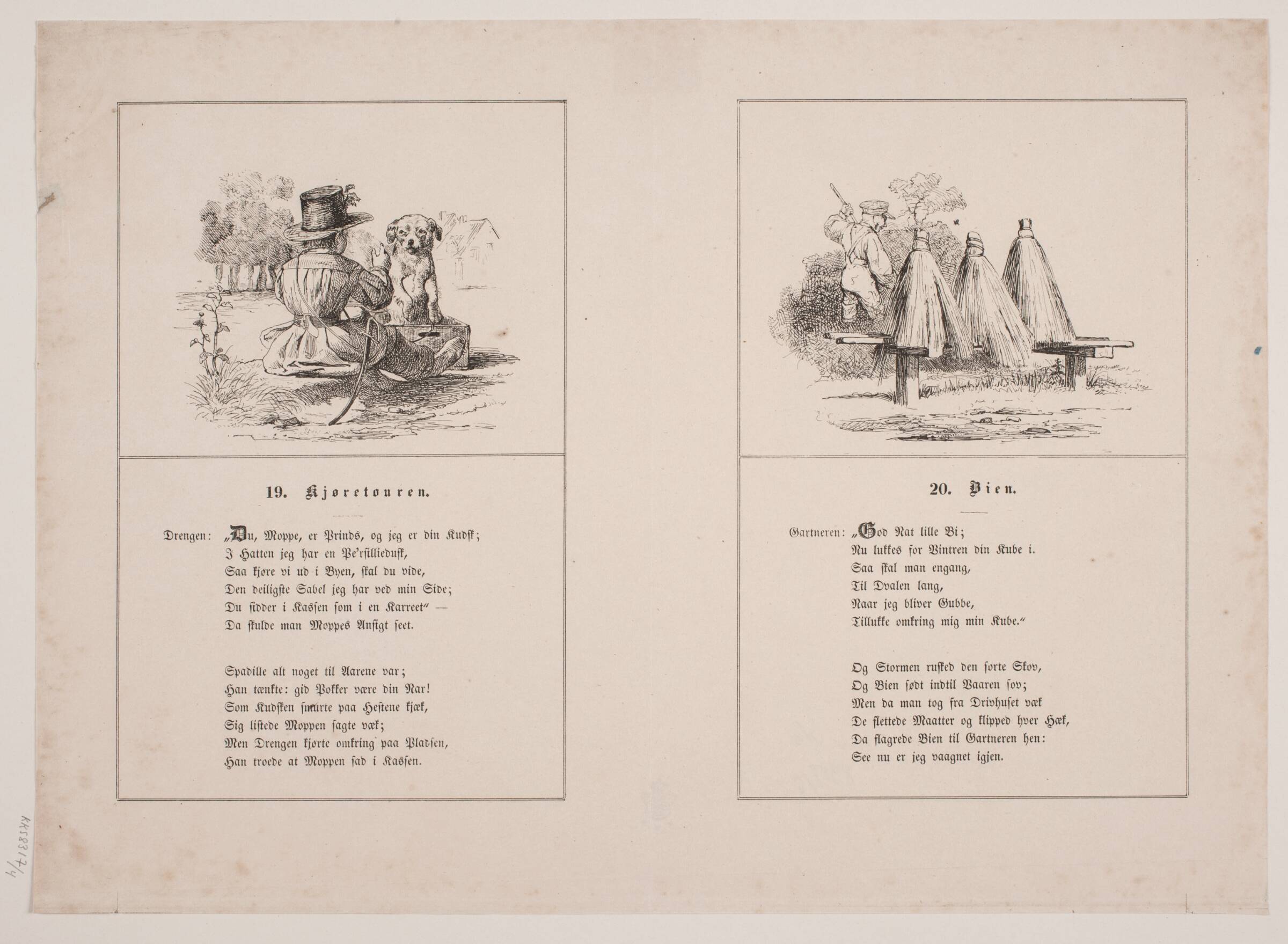 Køreturen; Bien, Adolph Kittendorff, 1845
