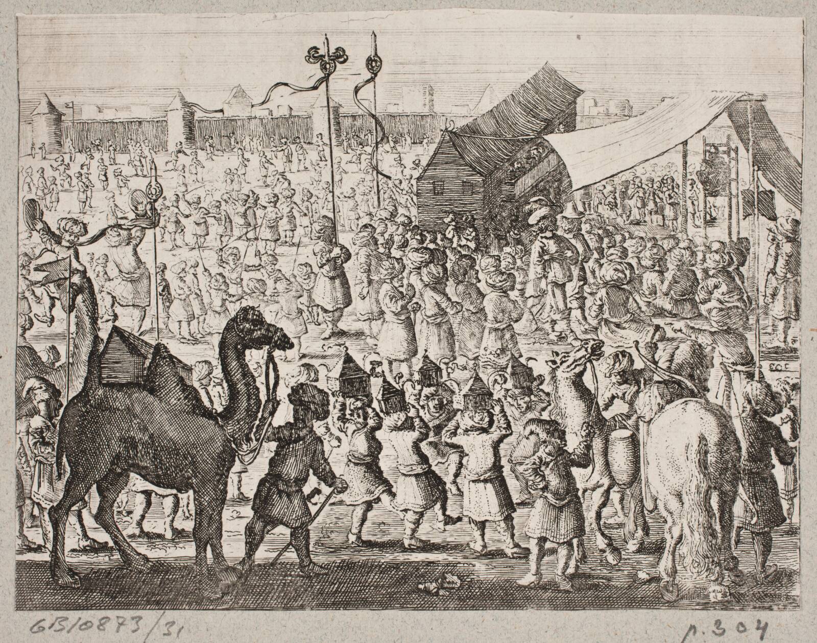 Et tyrkisk marked, Ubekendt, 1647