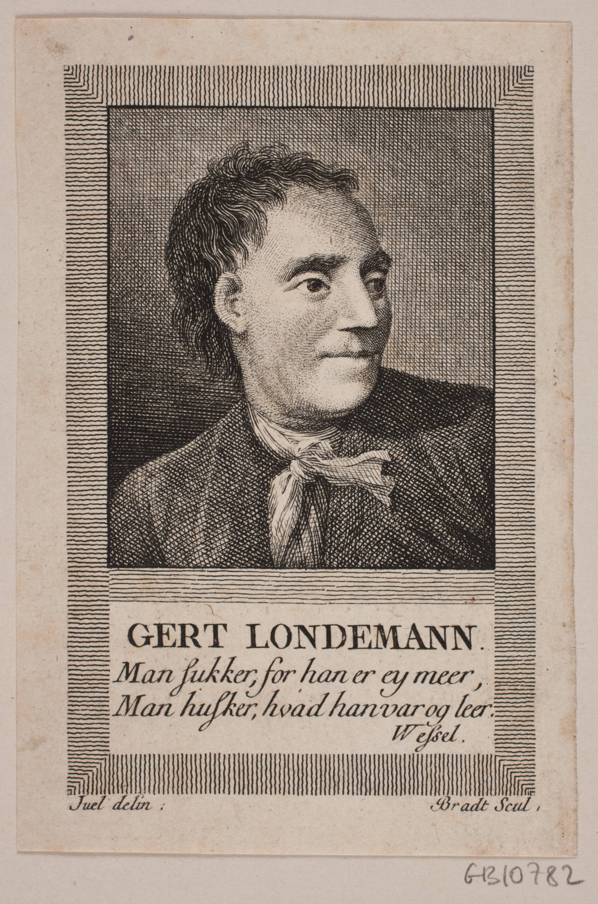 Skuespiller Londemann, Bradt, F.L., 1784