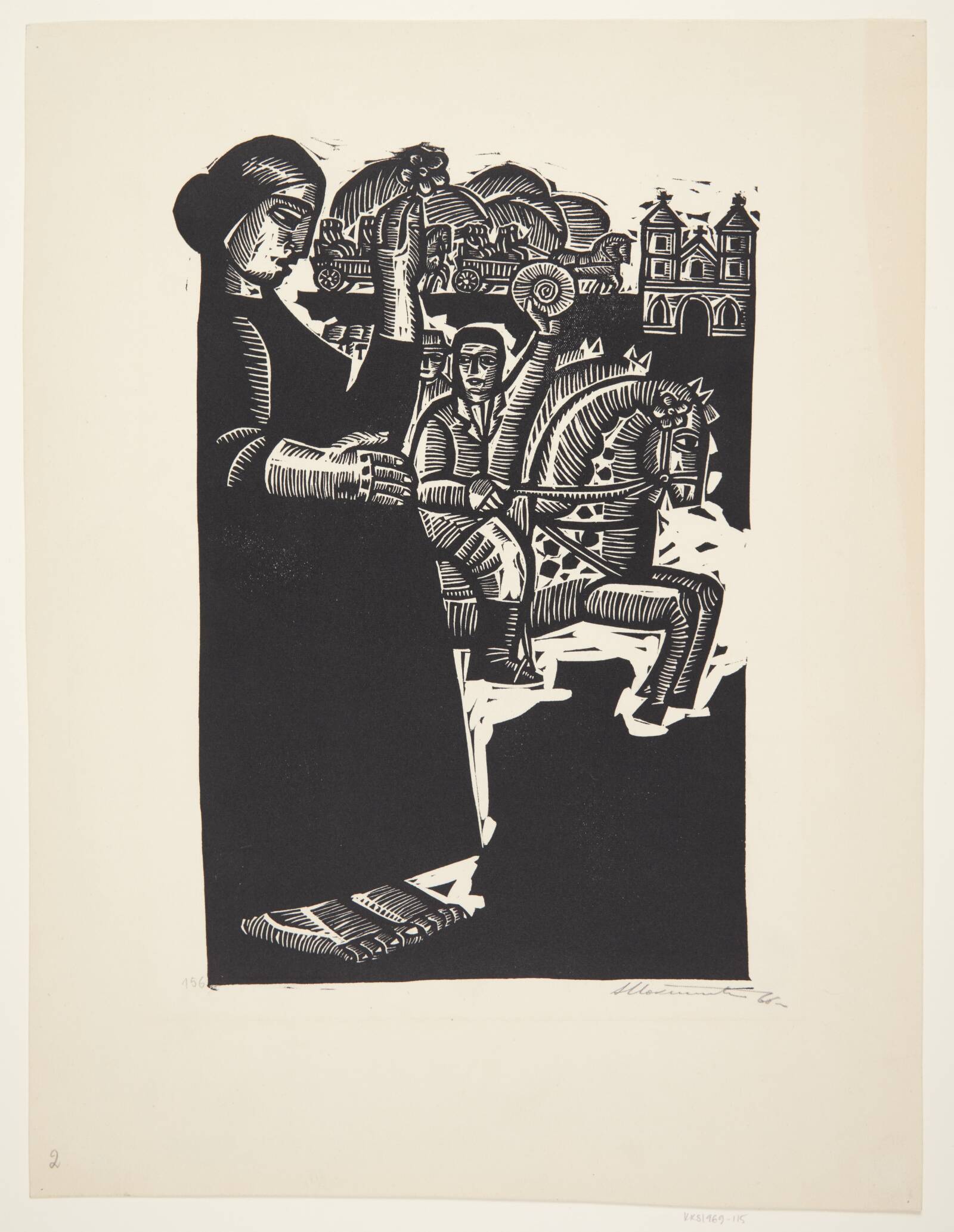 "Evas Ballade" II, Albina Makūnaitė, 1965