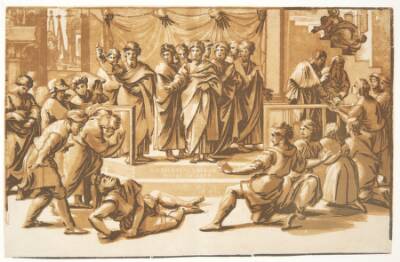 Ananias' død