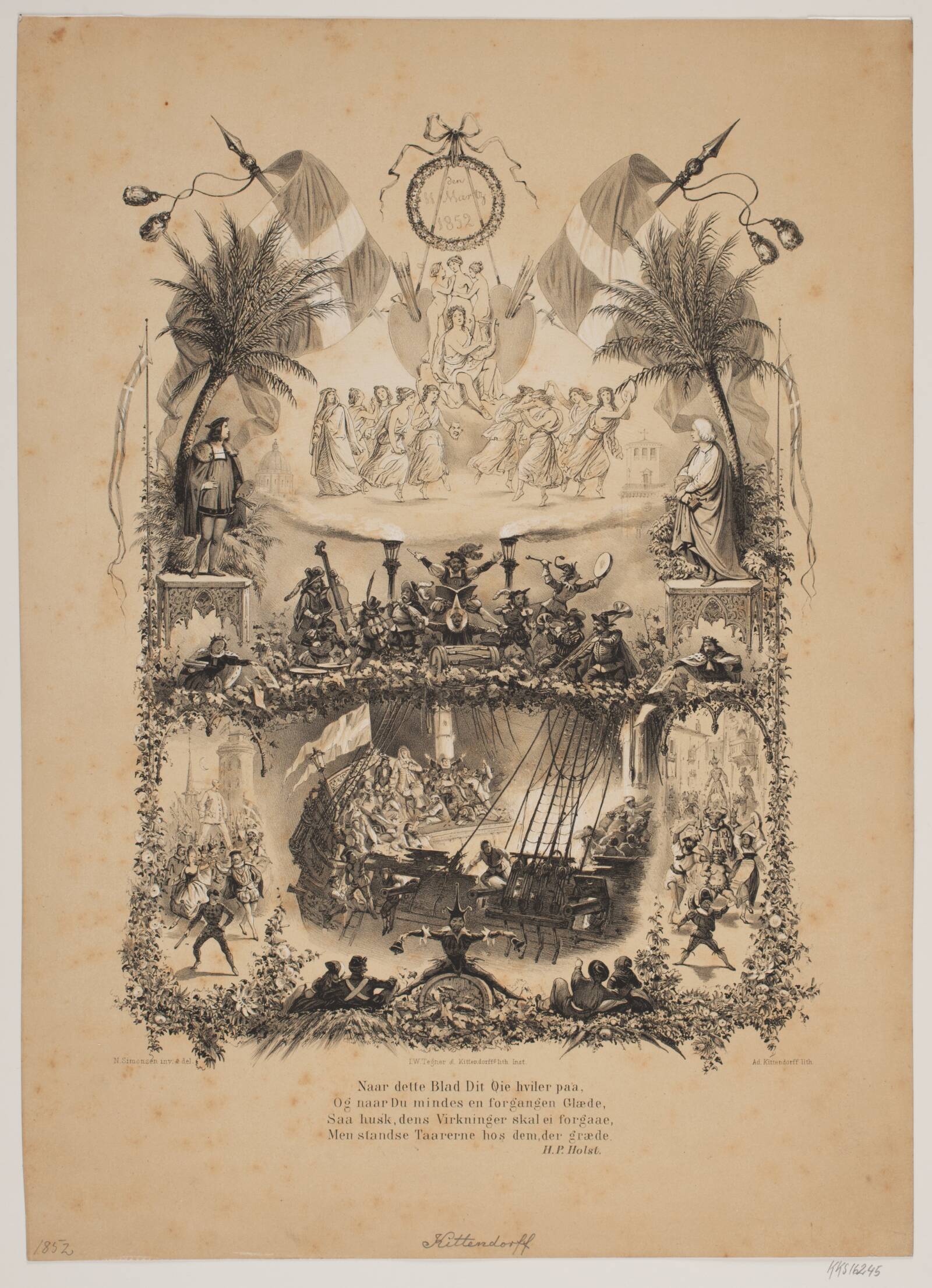 D. 11. marts 1852, Adolph Kittendorff, 1852