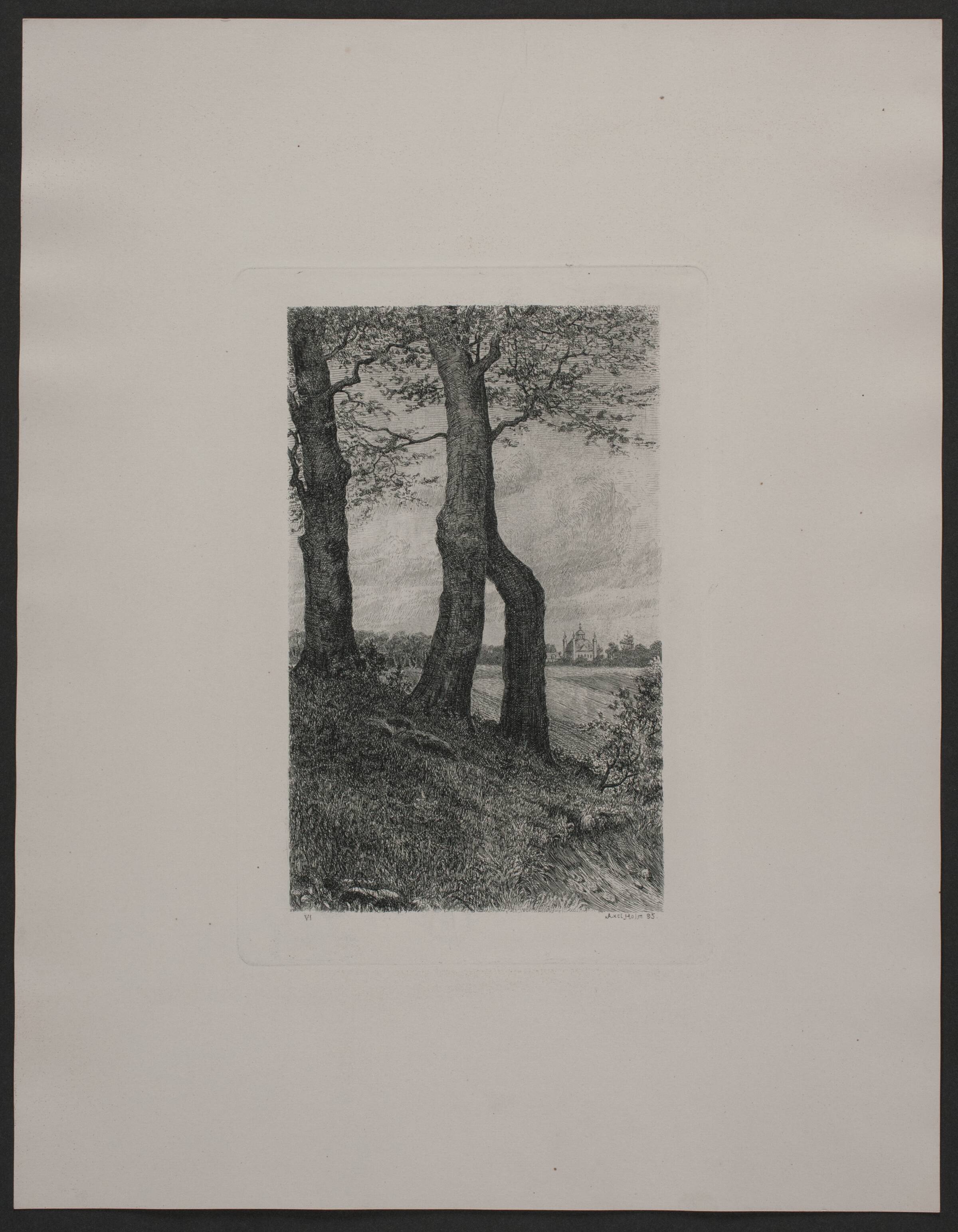 Egnen ved Fredensborg, Axel Holm, 1895