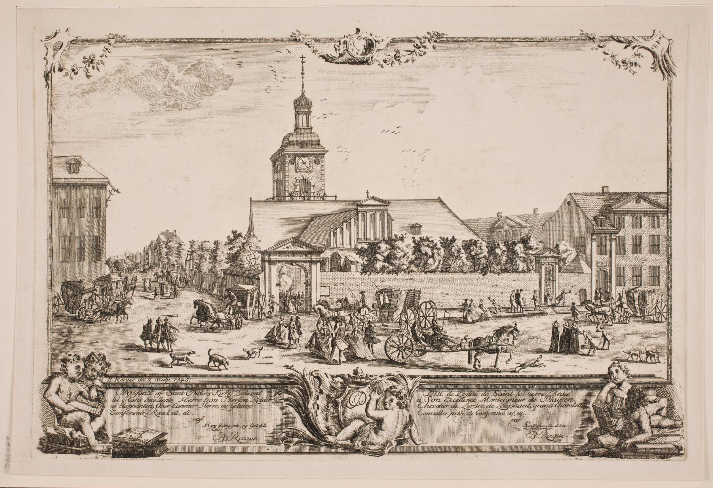 Sankt Peders kirke, København, Bartholomæus Roque, 1746