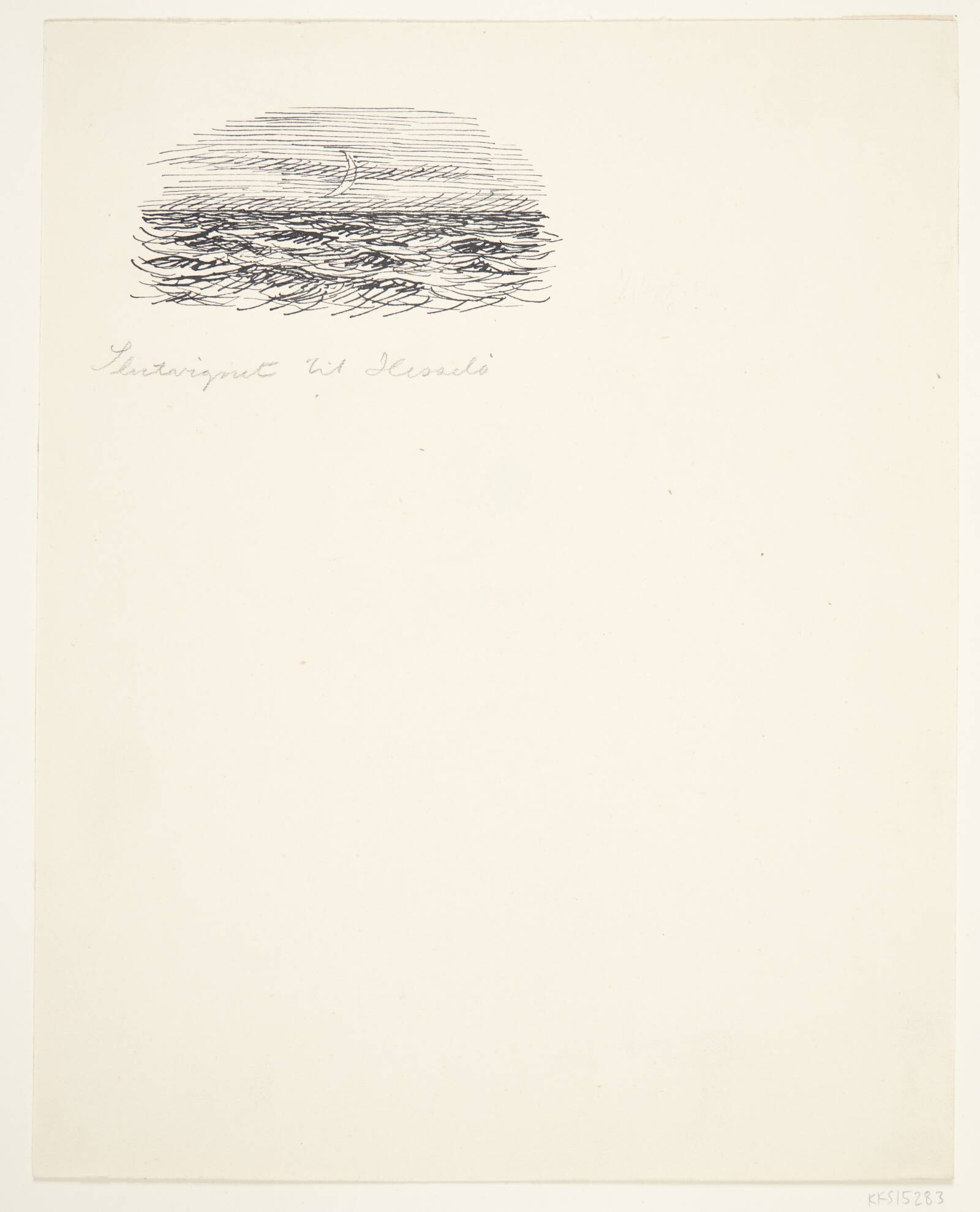 "Slutvignet til Hesselø", Johannes Larsen, 1928