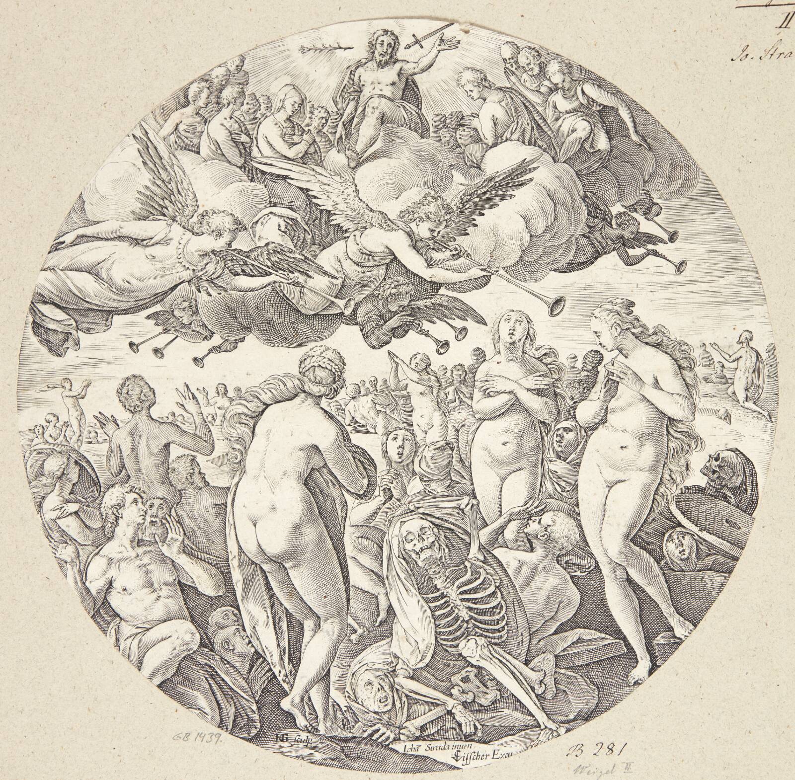 De dødes opstandelse, Hendrick Goltzius, 1578-1652