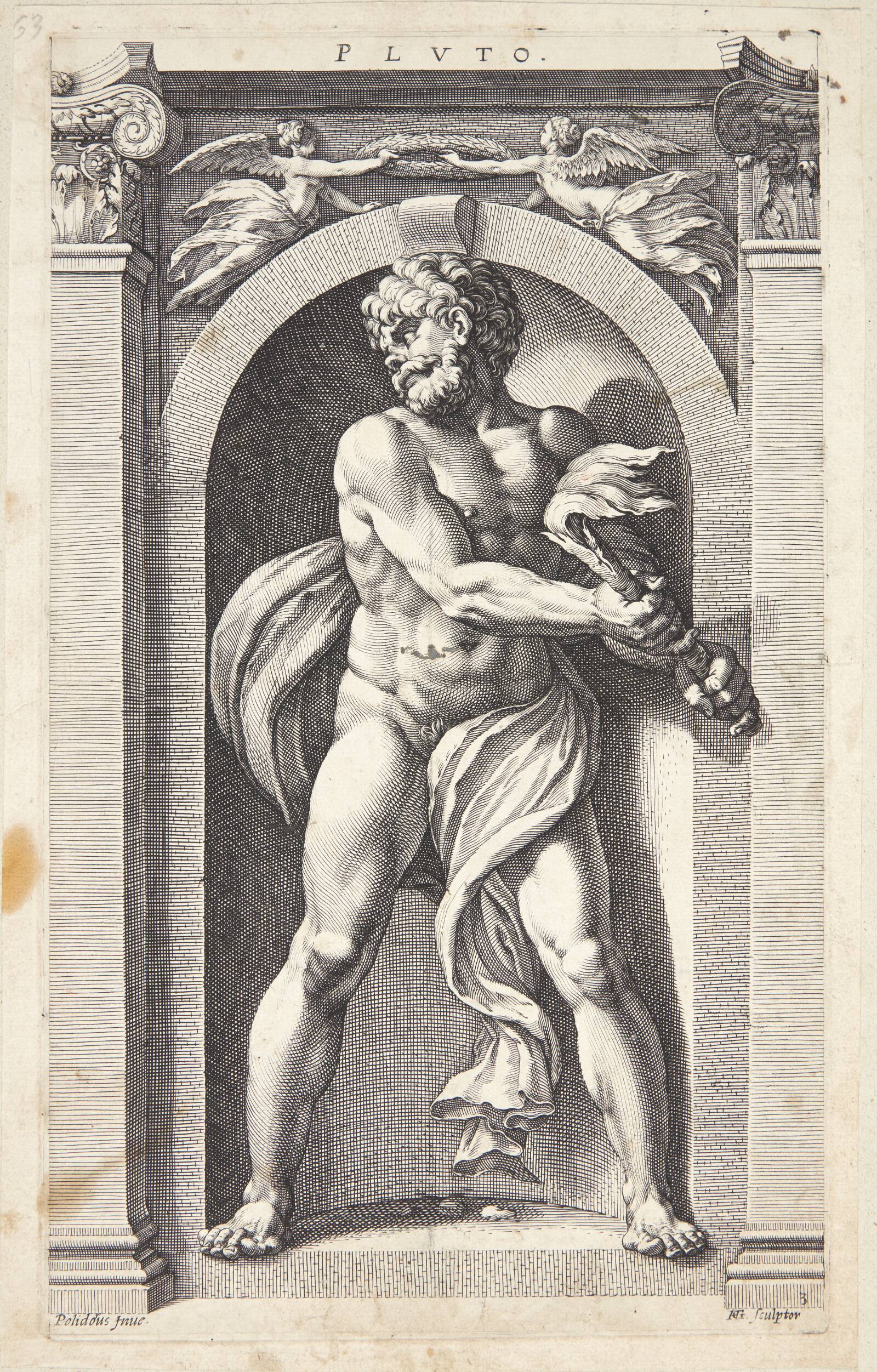 Pluto, Hendrick Goltzius, 1592