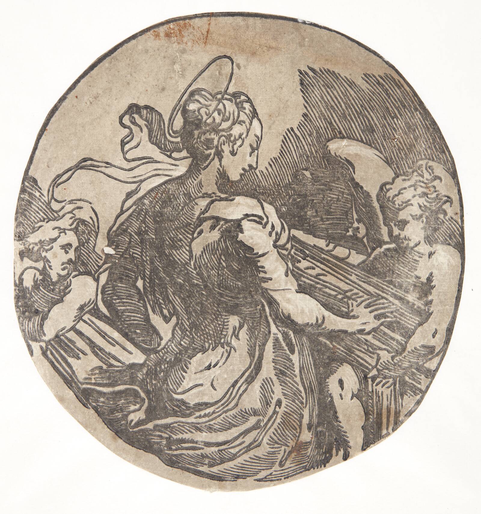 Den hellige Cæcilie, Antonio da Trento, 1500-1550