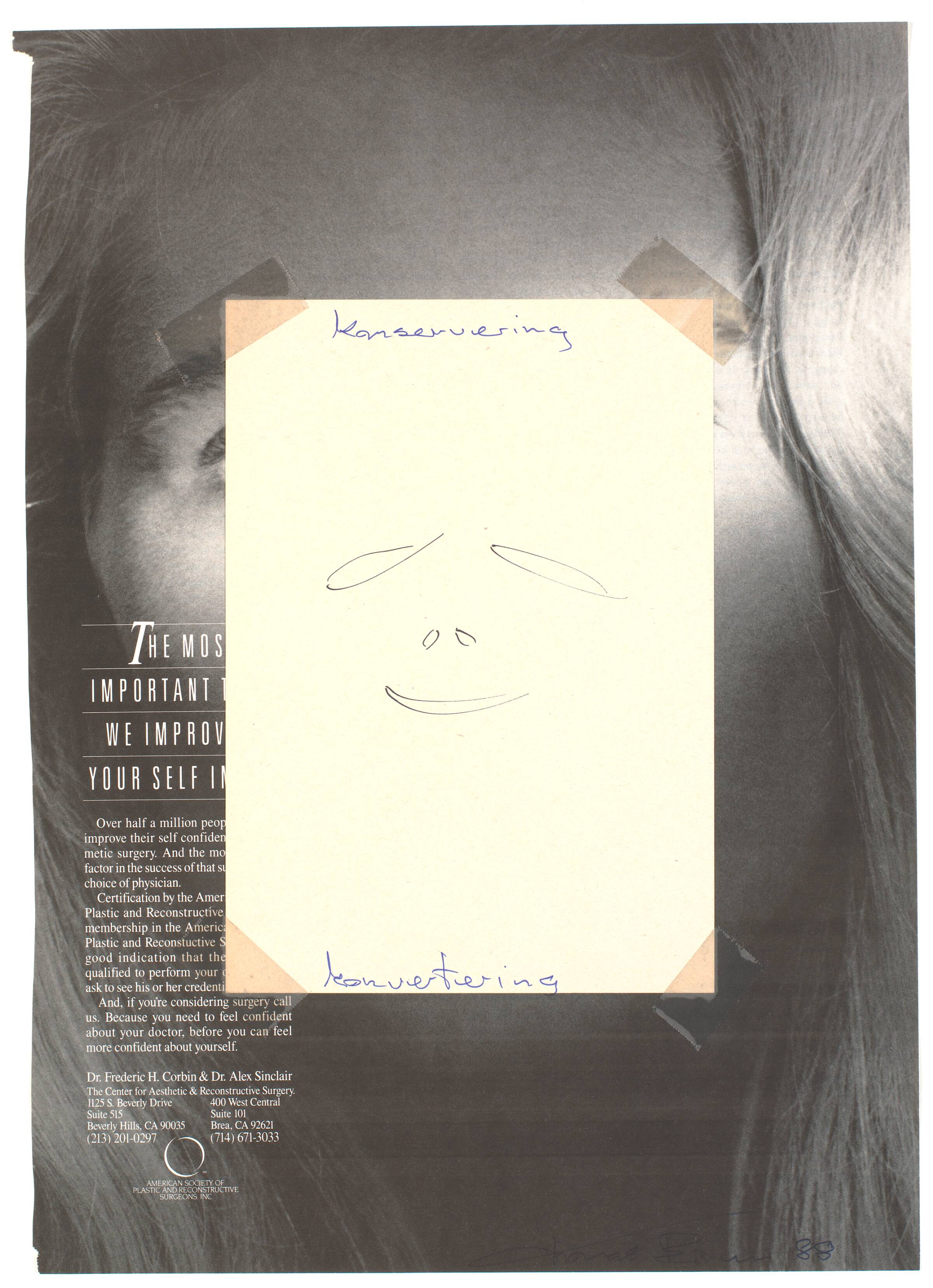 Konservering-Konvertering, Thomas Bruun, 1988