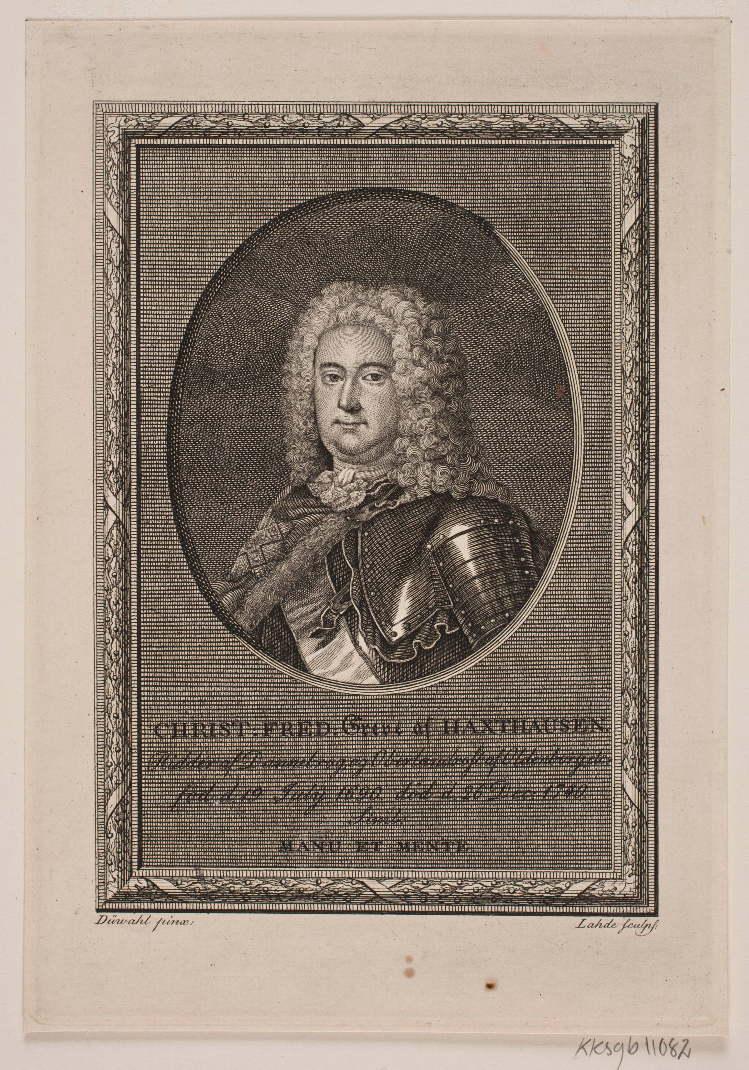 Christian Frederik greve af Haxthausen, Gerhard Ludvig Lahde, 1765-1833