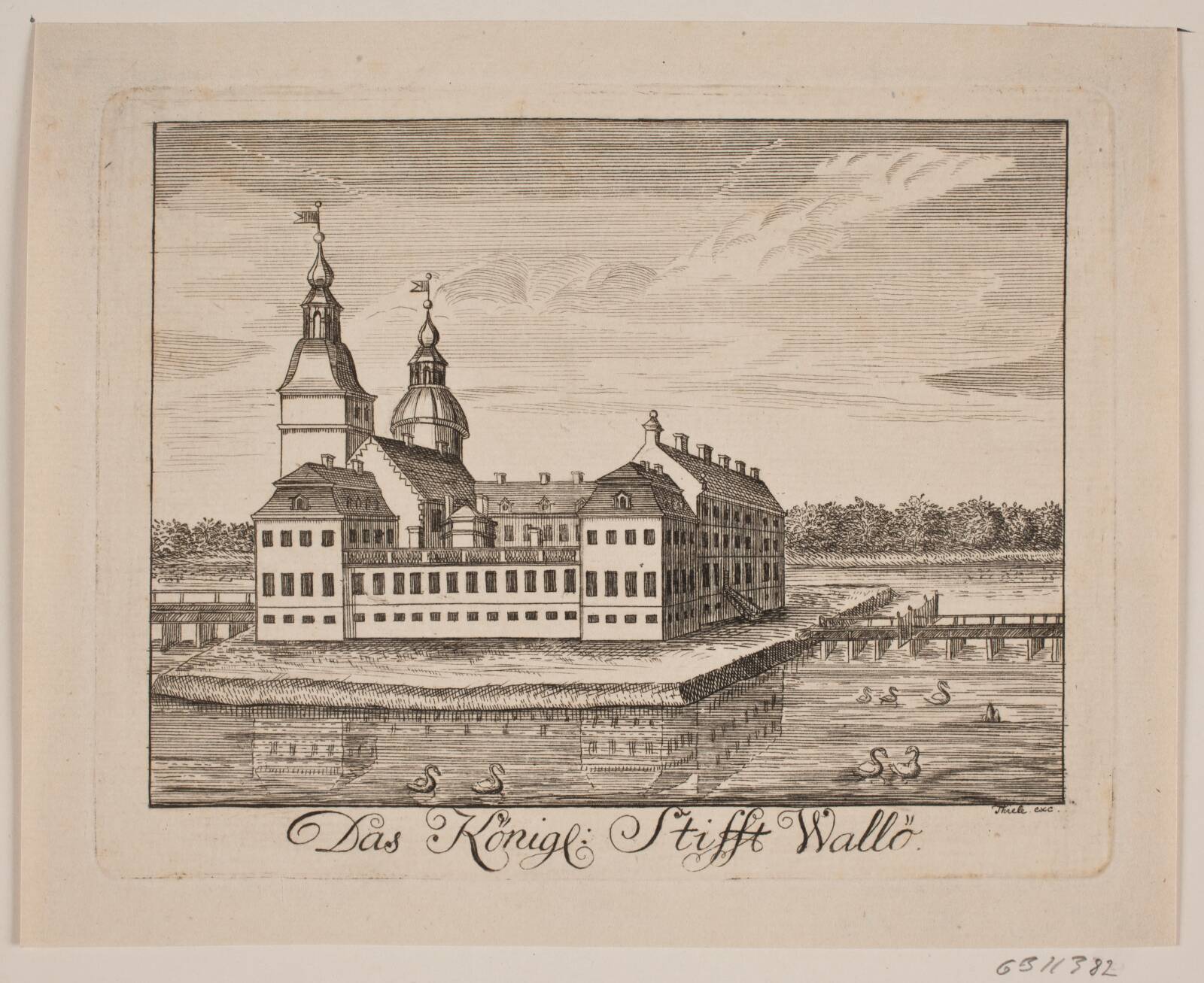 Vallø Slot, Ubekendt, 1735-1750