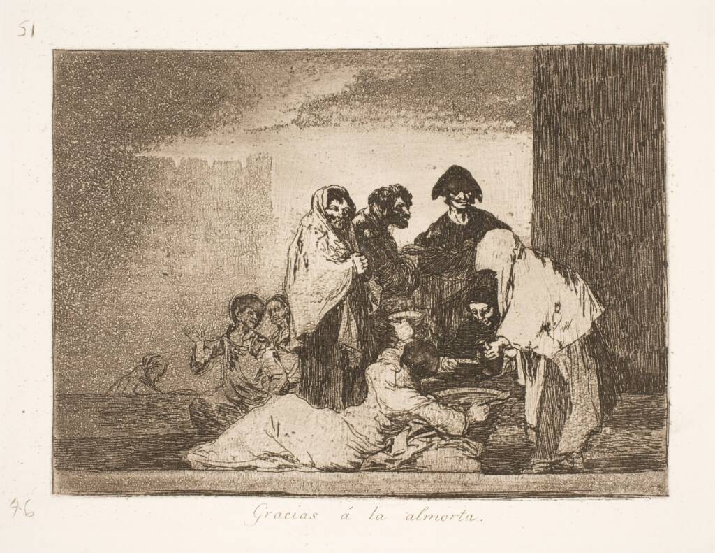 Gudskelov for Hirsegrøden (51), Francisco de Goya, 1810-1820