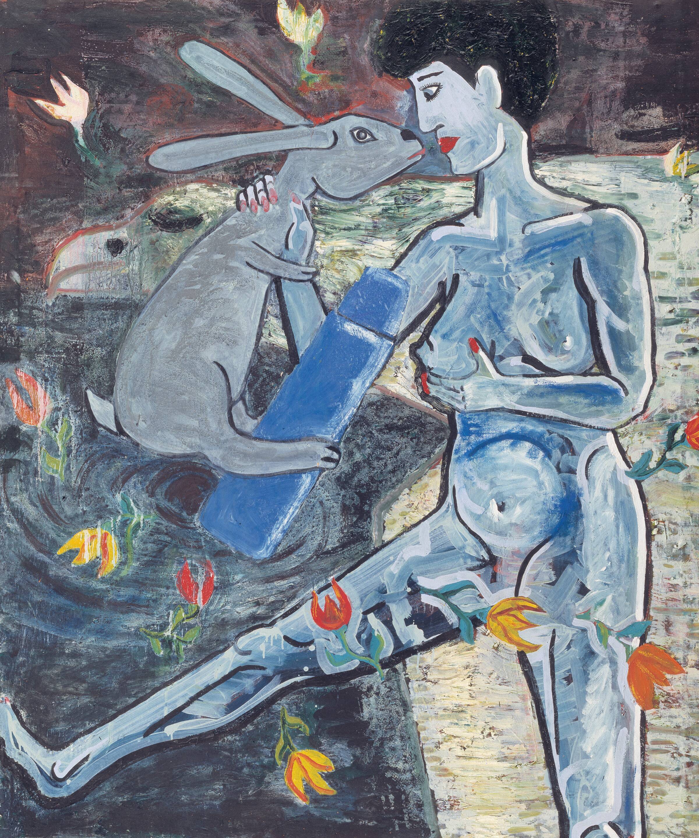 Kaffen, Kaninen, Kvinden/Abbys, Lars Ravn, 1985