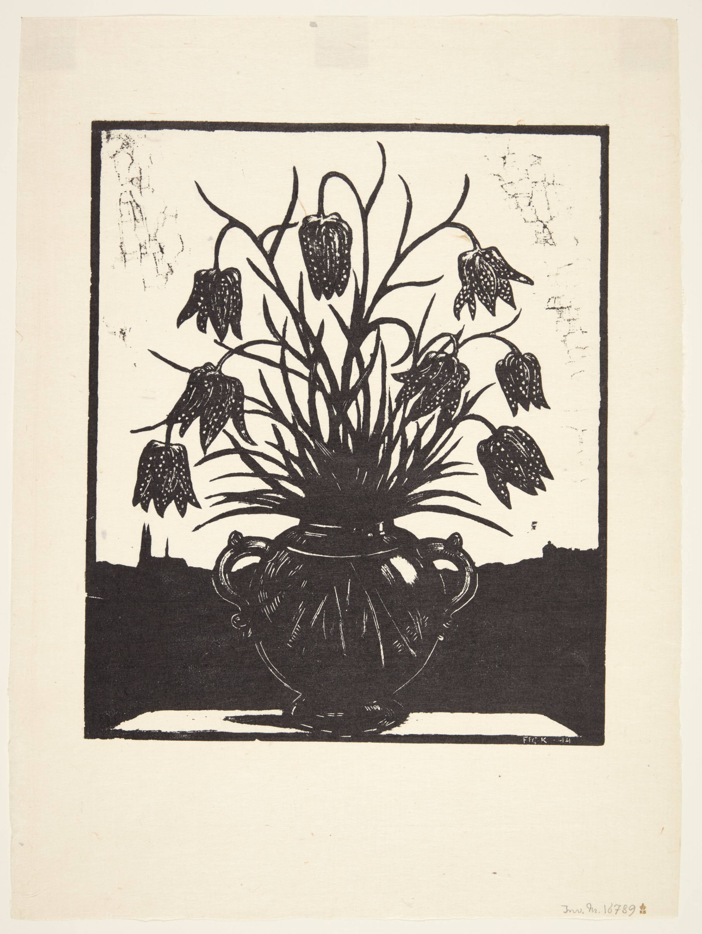"Kungsängsliljor i en vase", Siri Magnus-Lagercrantz, 1930