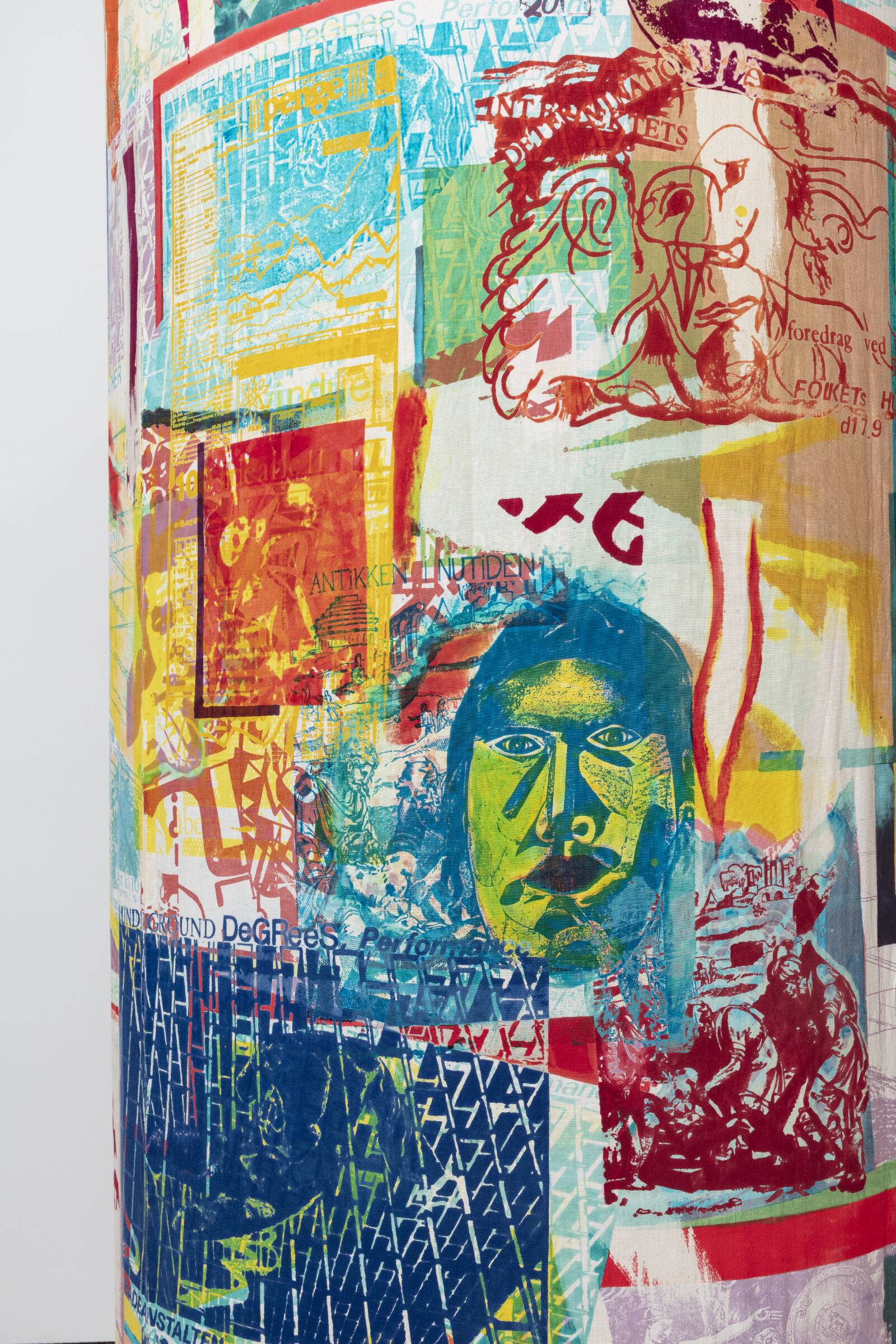 Plakatsøjle, Peter Arent Fonnesbech, 1981-1982