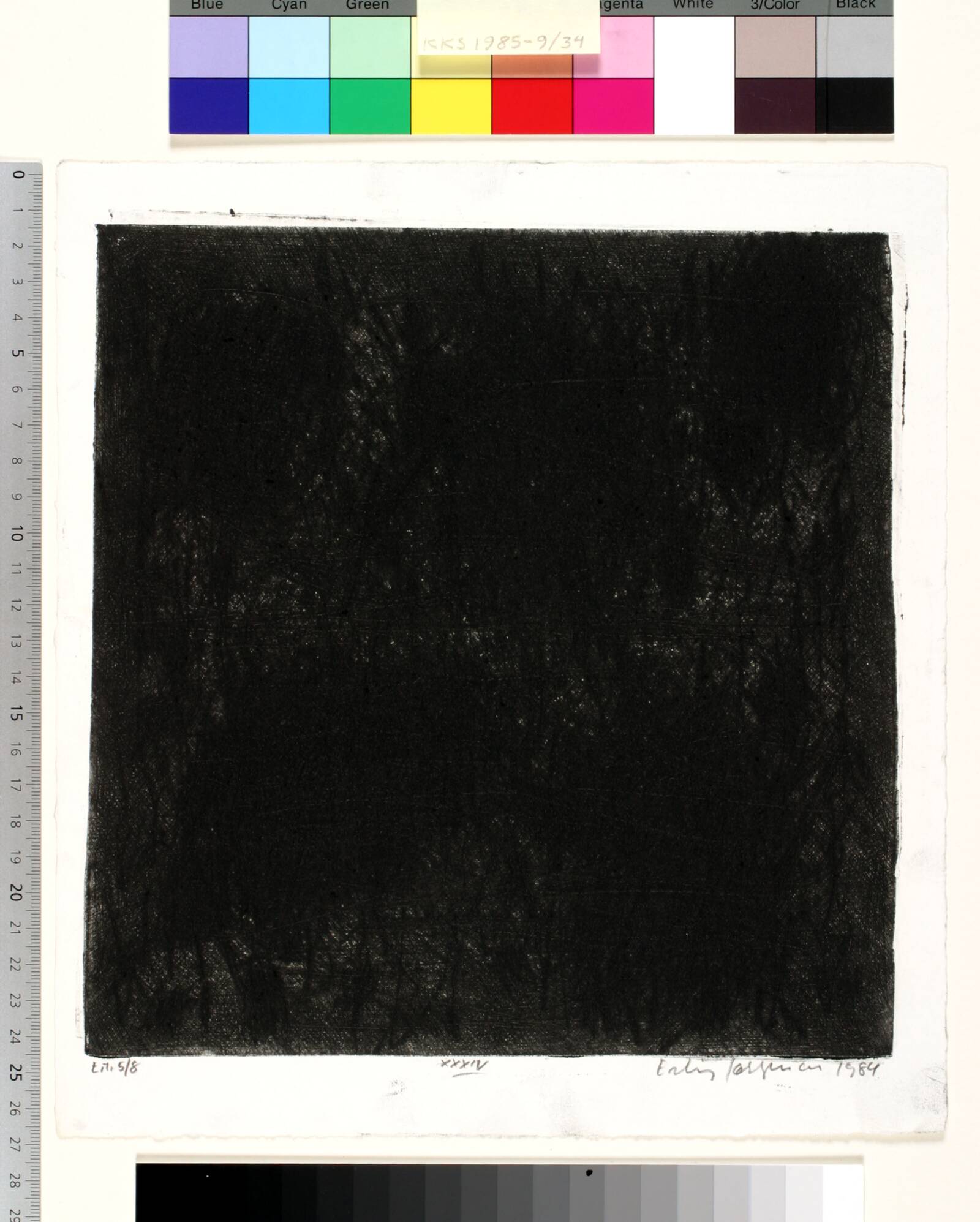 Dagbogsblad XXXIV, Erling Jørgensen, 1984