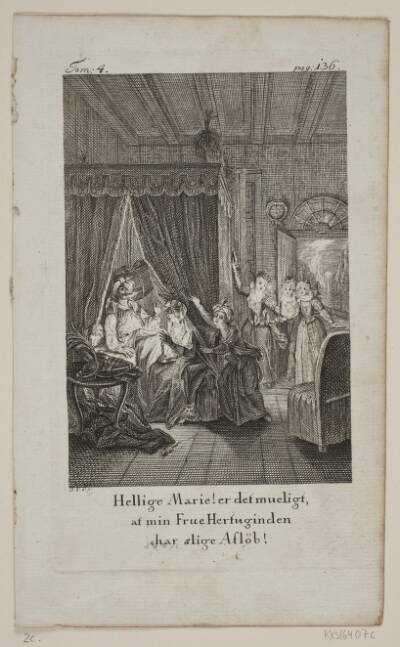 Illustration til Cervantes "Don Quijote", bind 4, p. 136