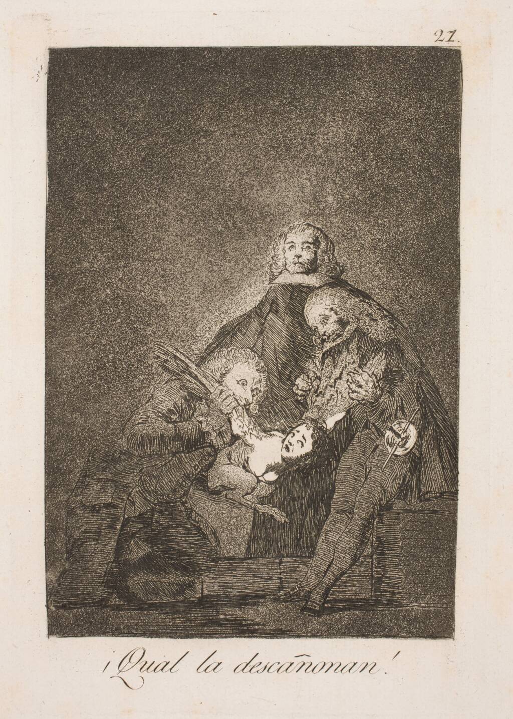 Hvor de plukker hende, Francisco de Goya, 1797-1798