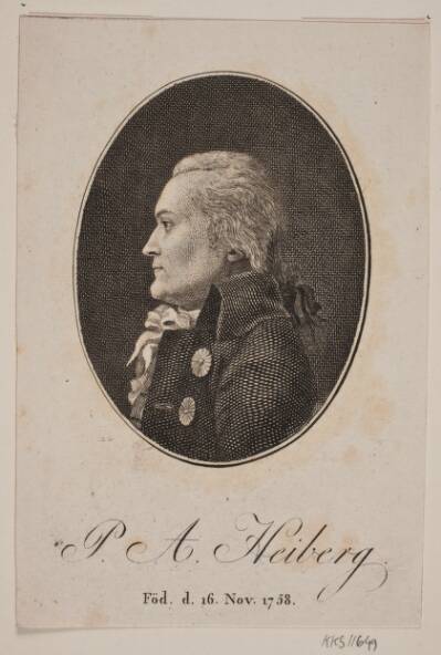 Portræt af P. A. Heiberg