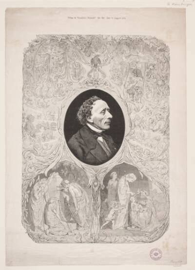 H. C. Andersen. Mindeblad
