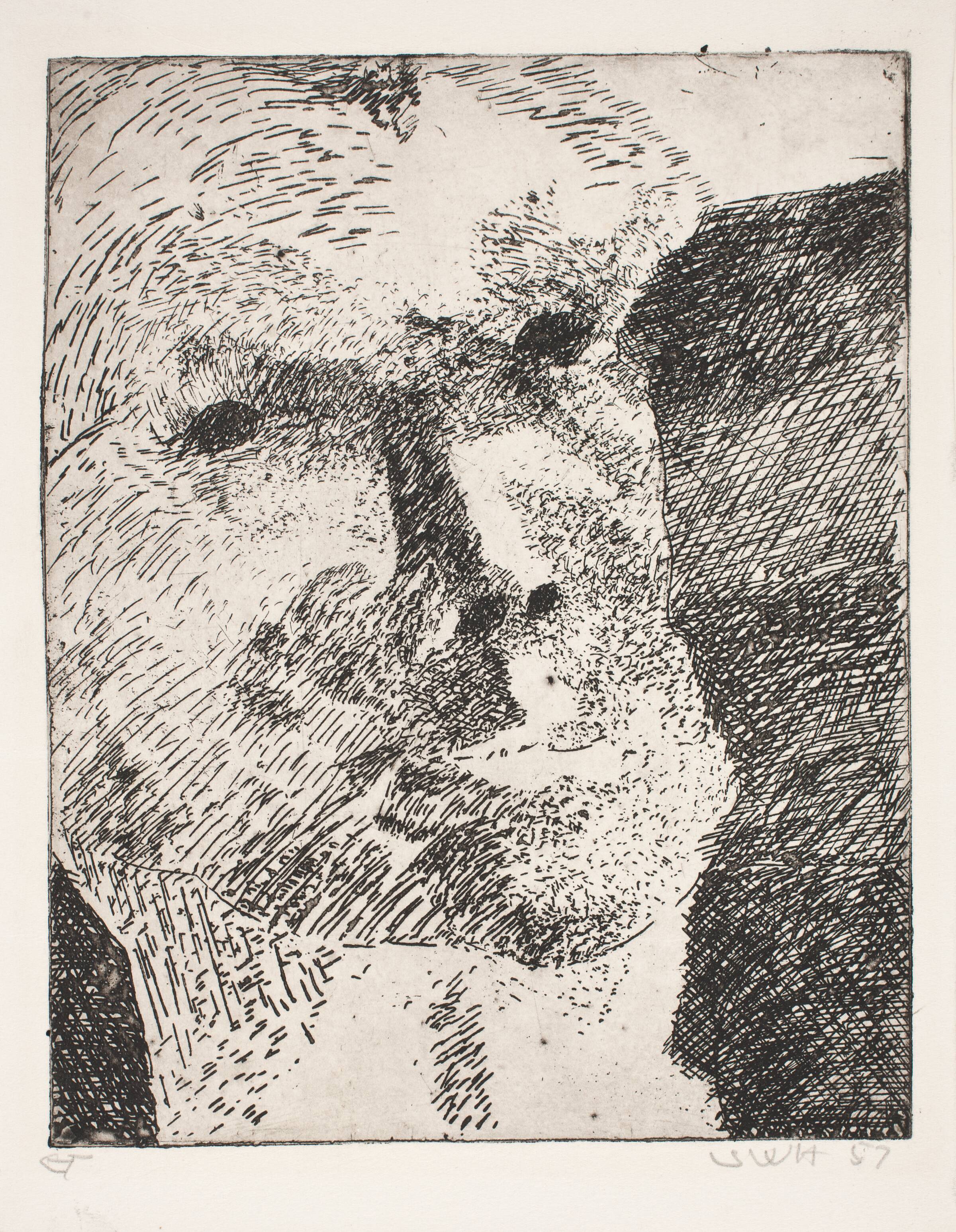 Portræt, Svend Wiig Hansen, 1957