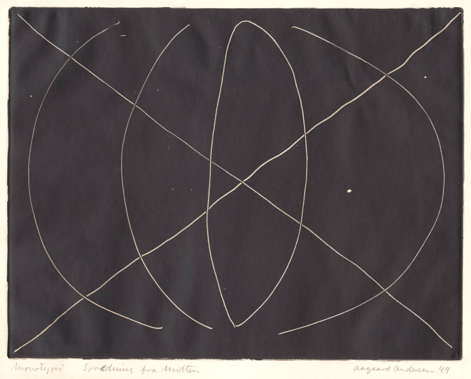 Spredning fra midten, Gunnar Aagaard Andersen, 1949