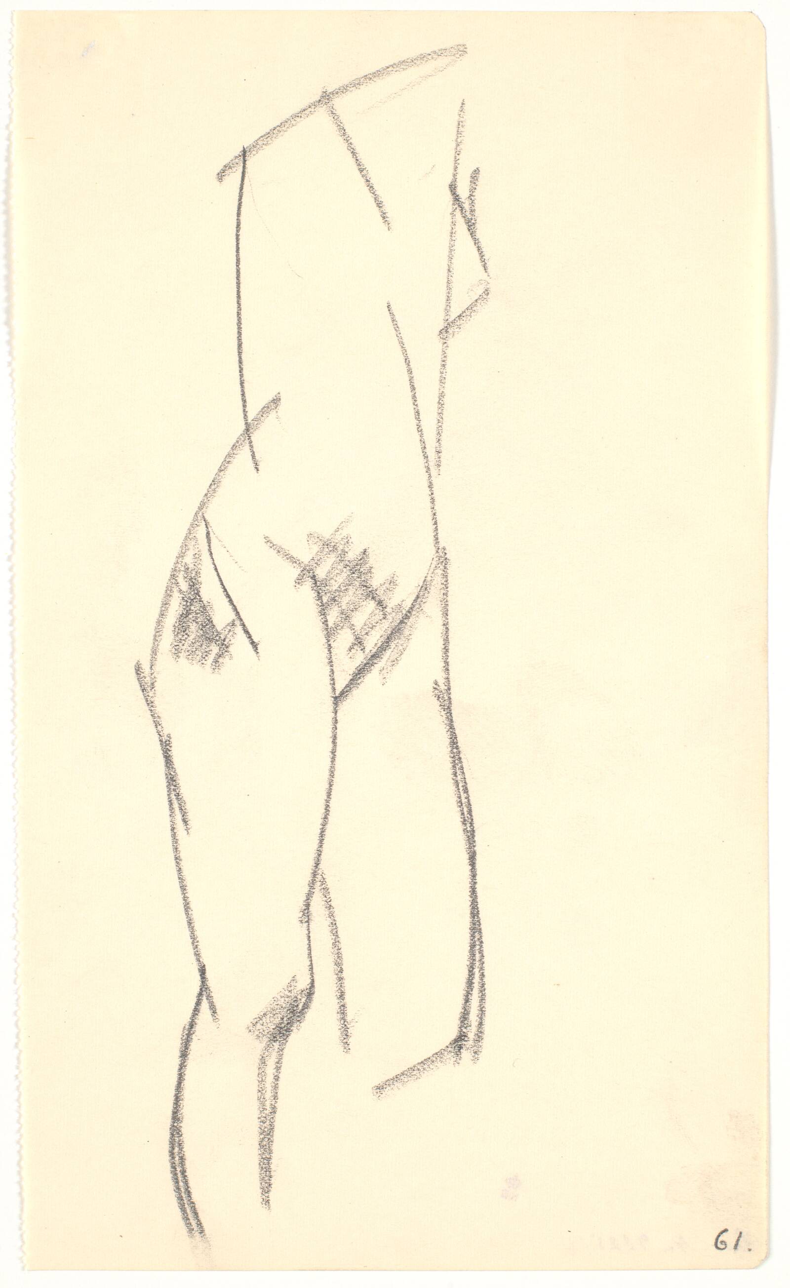 Stående model, Isakson, Karl, 1914-1915