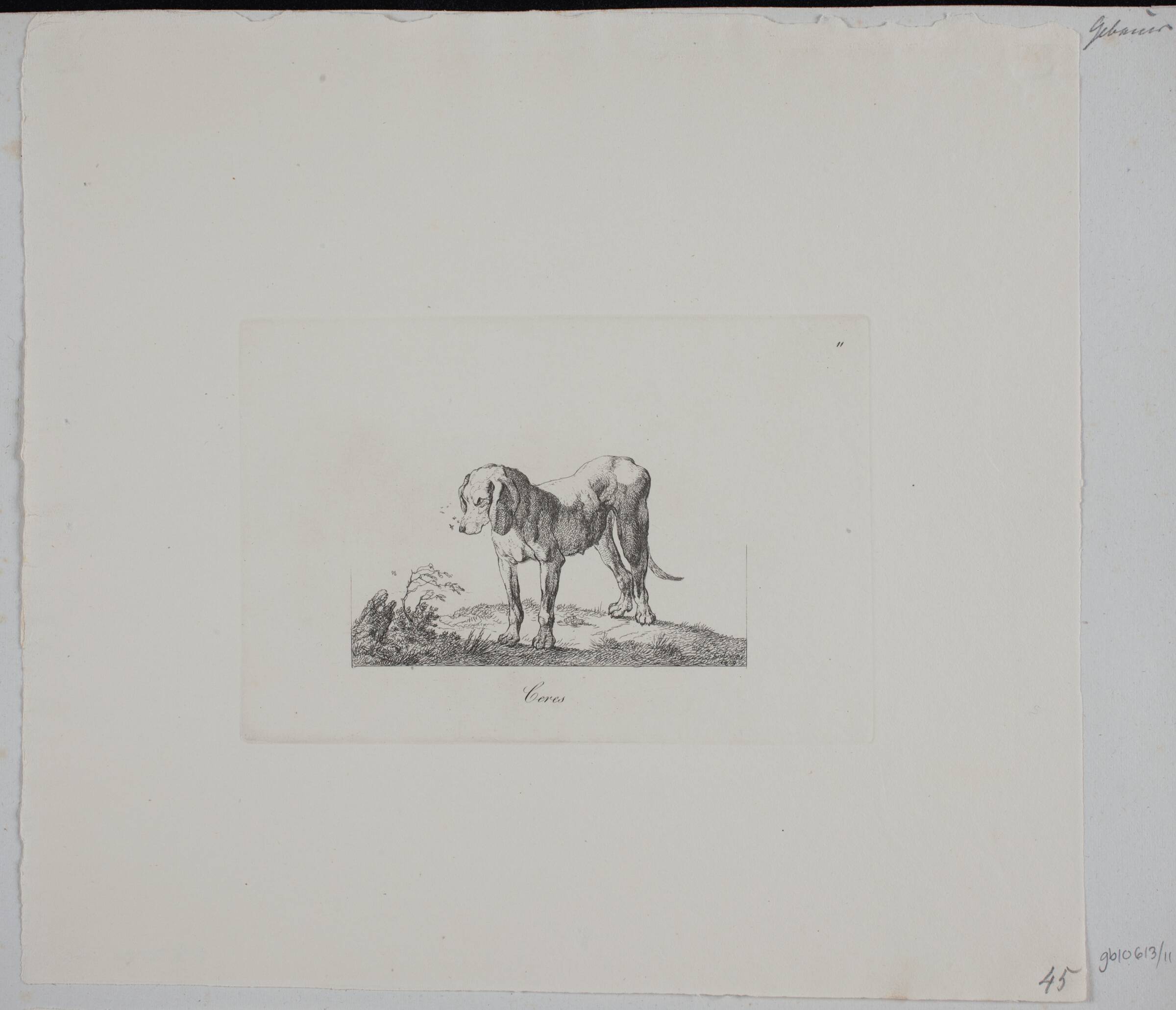 Ceres, Christian David Gebauer, 1821
