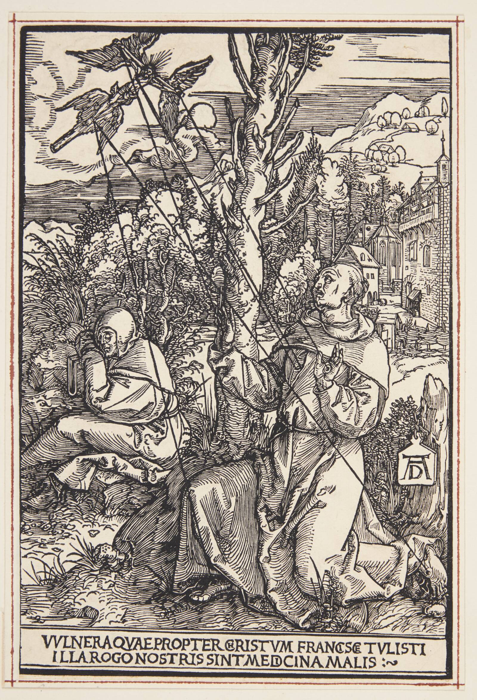 Den Hellige Frans modtager sine sår, Albrecht Dürer, 1501-1504