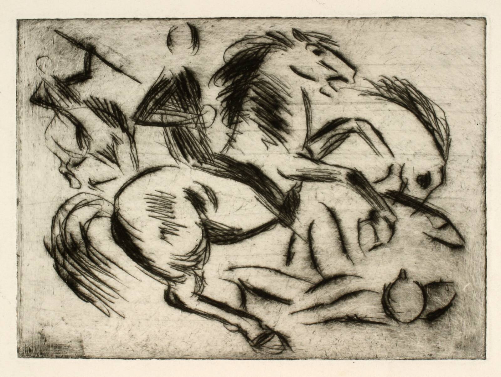 Ryttere, Kaj Ejstrup, 1931