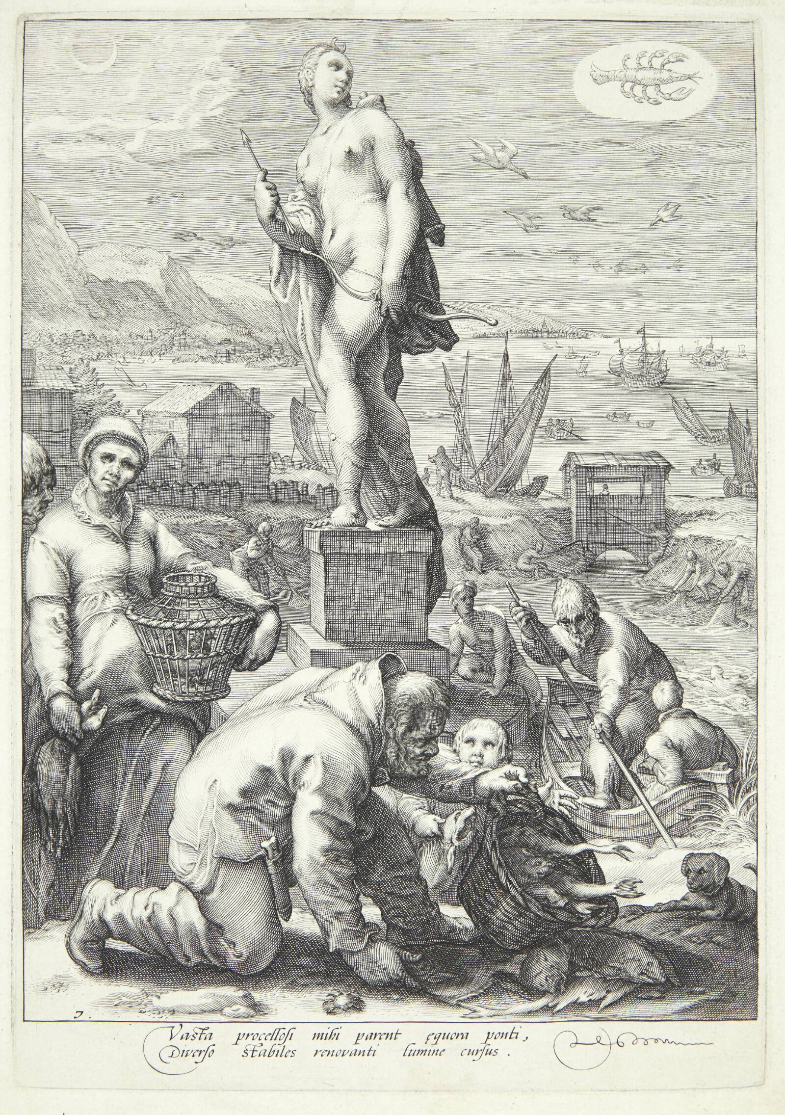 Diana, Jan Saenredam, 1596