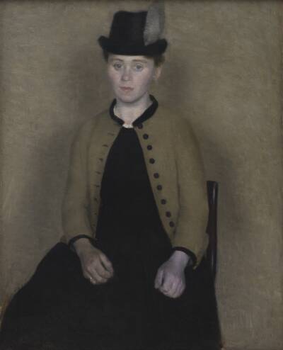 Ida Ilsted, senere kunstnerens hustru