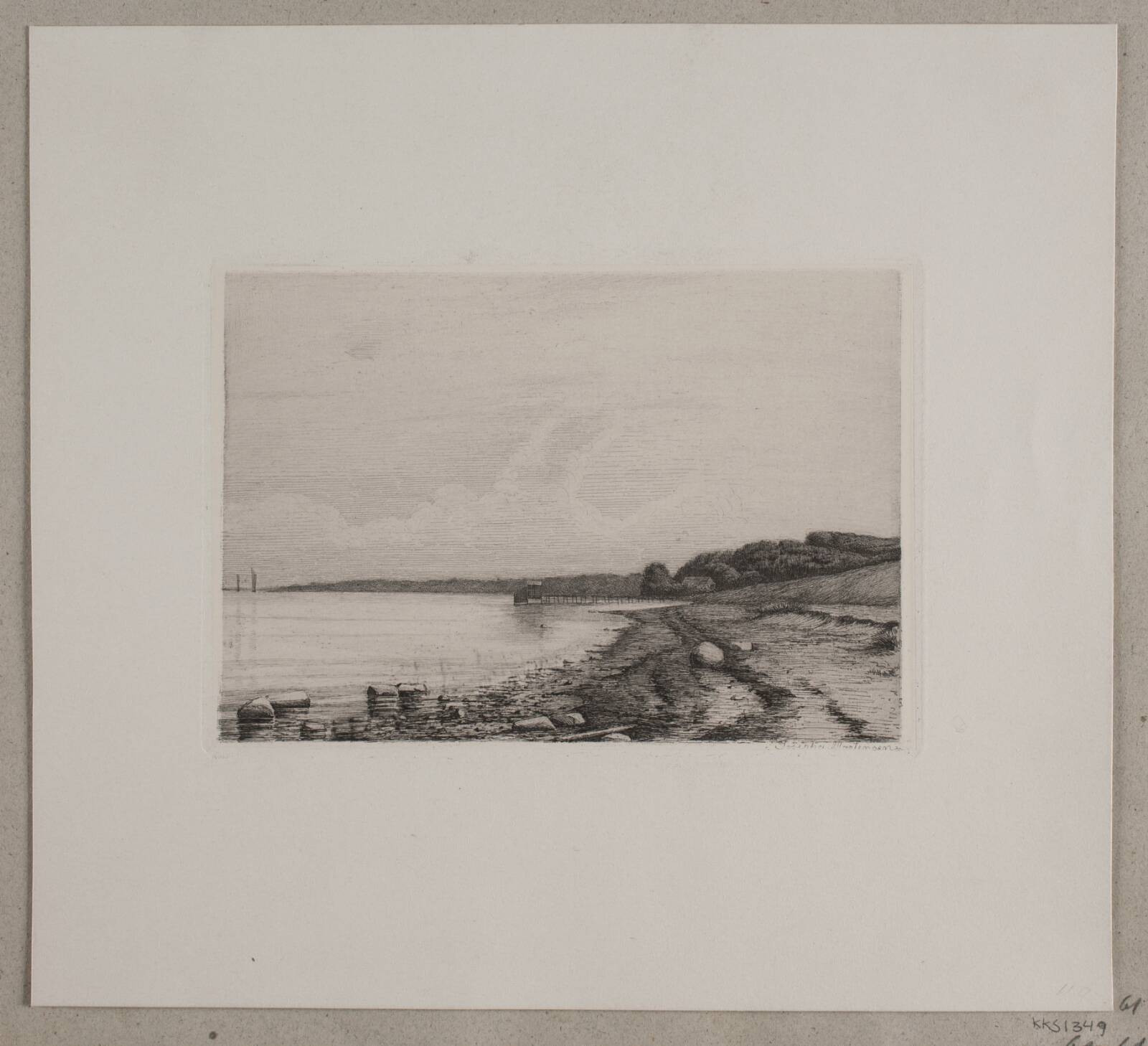Stranden ved Vedbæk, Josepha Martensen, 1852-1924