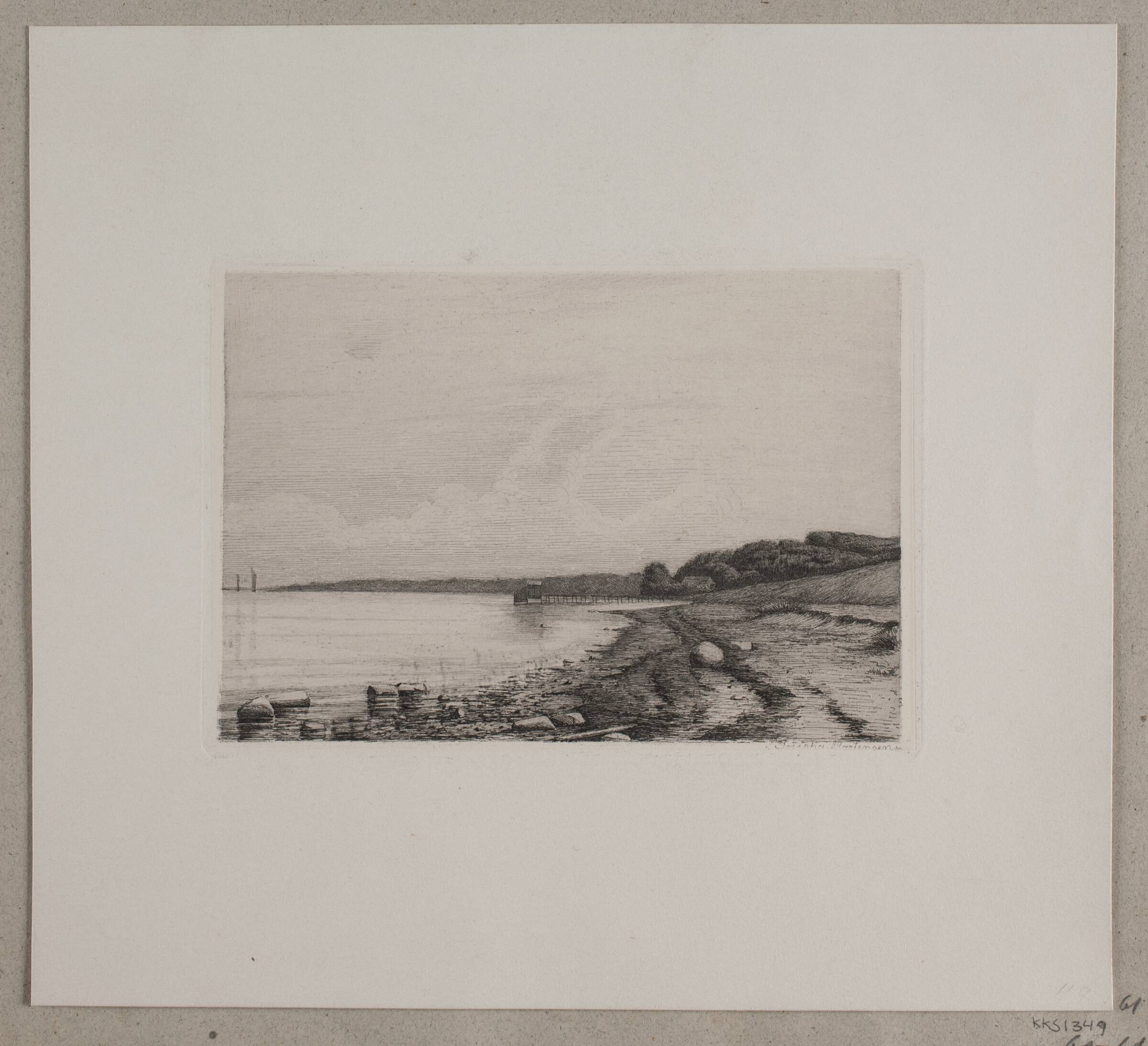 Stranden ved Vedbæk, Josepha Martensen, 1852-1924
