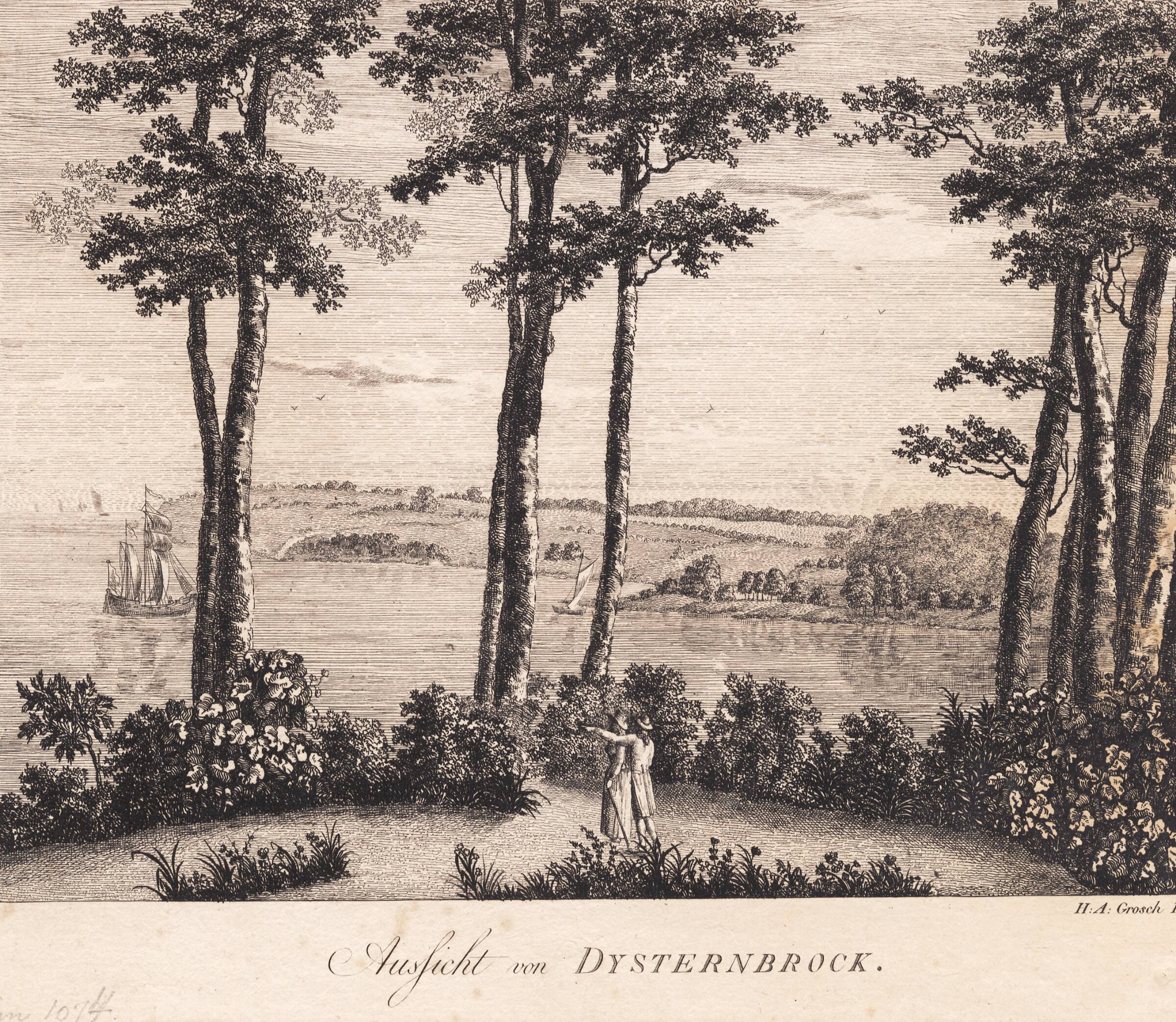 Aussicht von Dysterbroch, Heinrich Grosch, 1790
