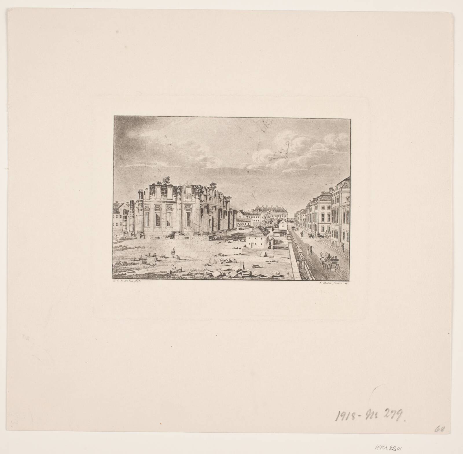 Marmorkirken, Jens Holm, 1776-1858